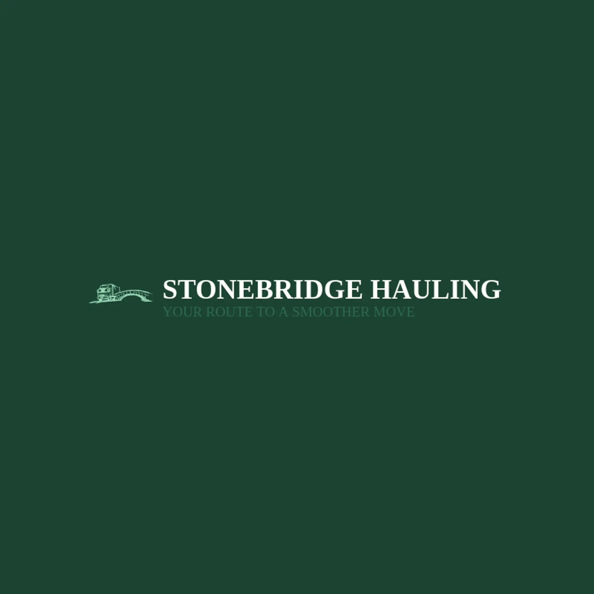 Stonebridge Hauling logo for hauling