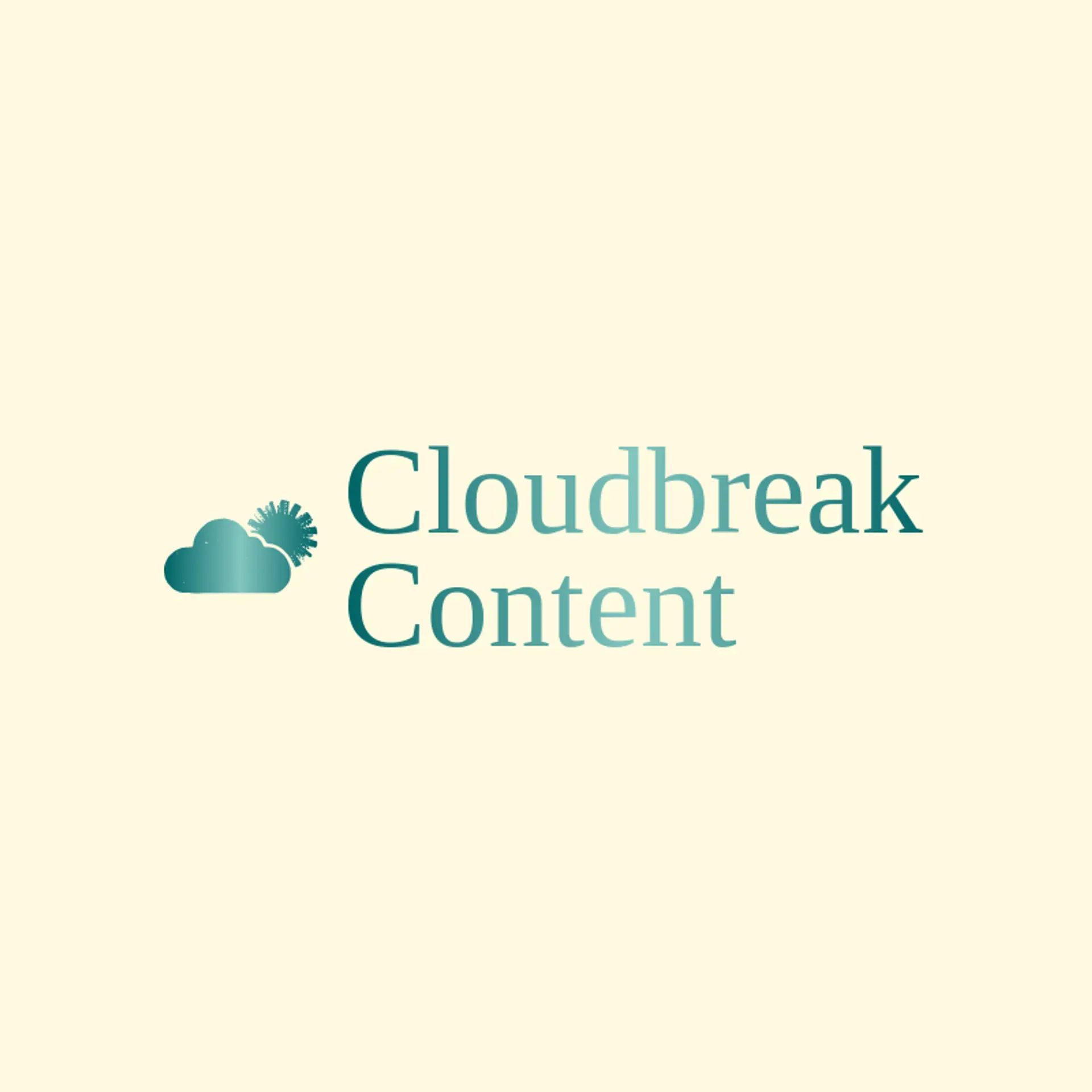 Cloudbreak Content logo for media company