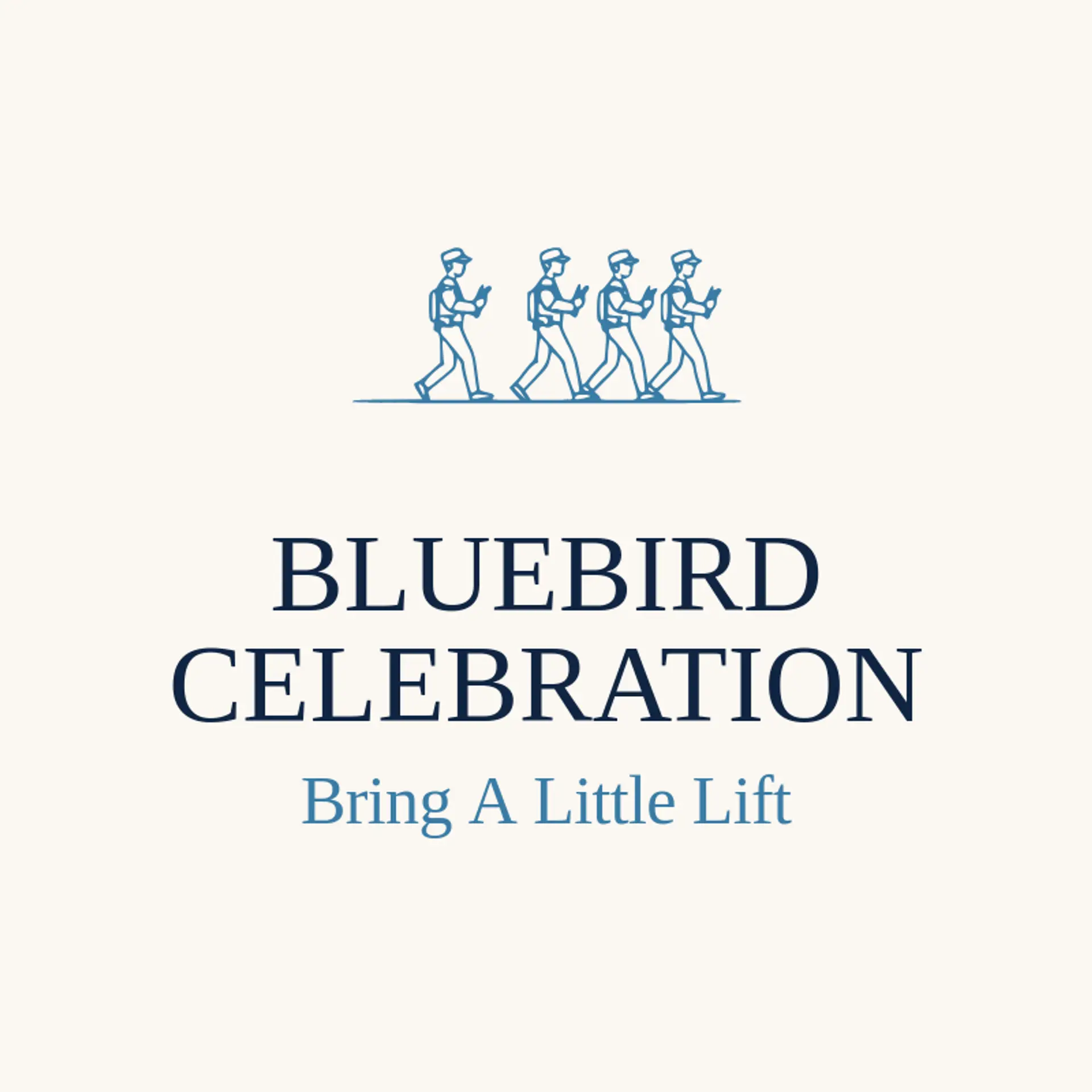 Bluebird Celebration logo for parade