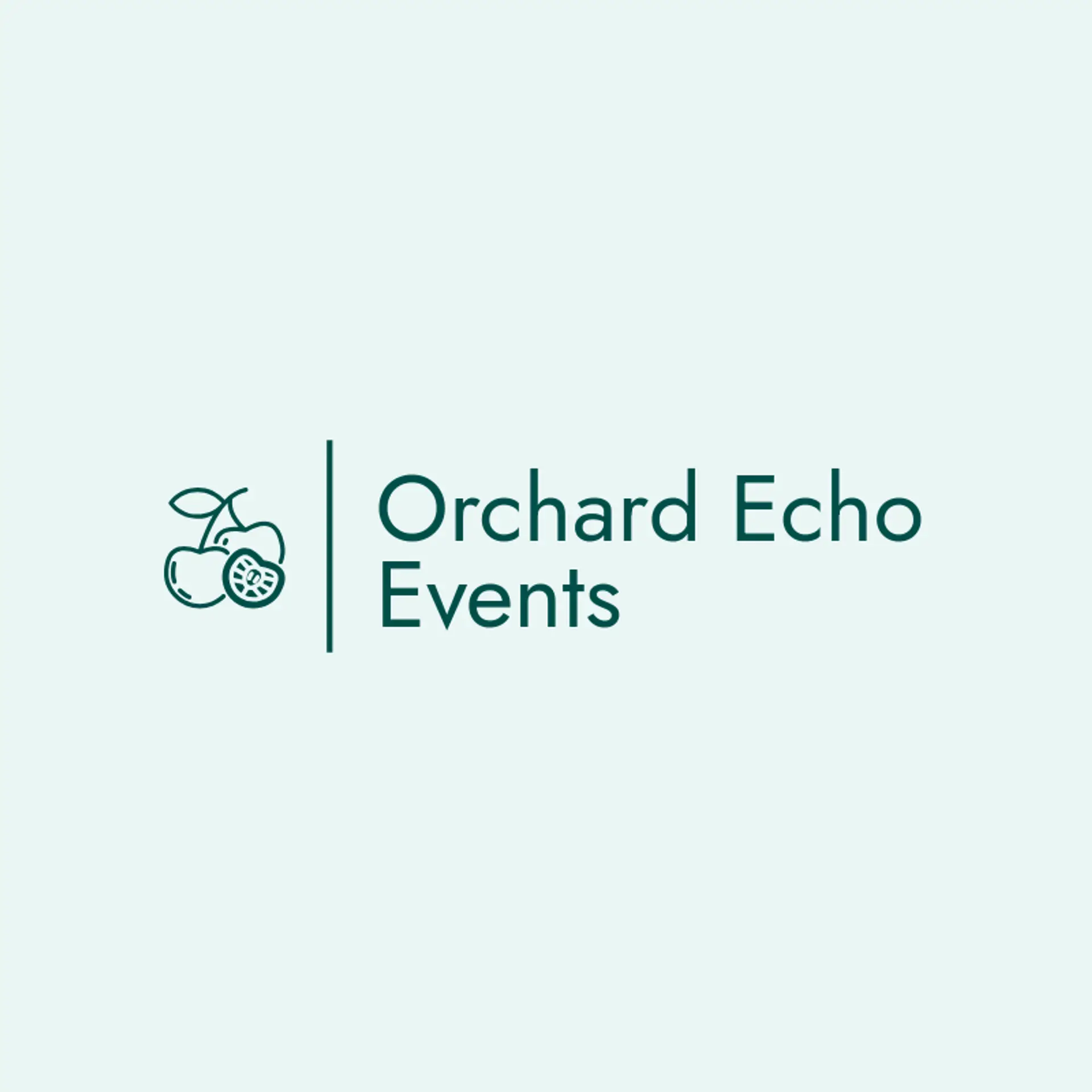 Orchard Echo Events logo for cherry