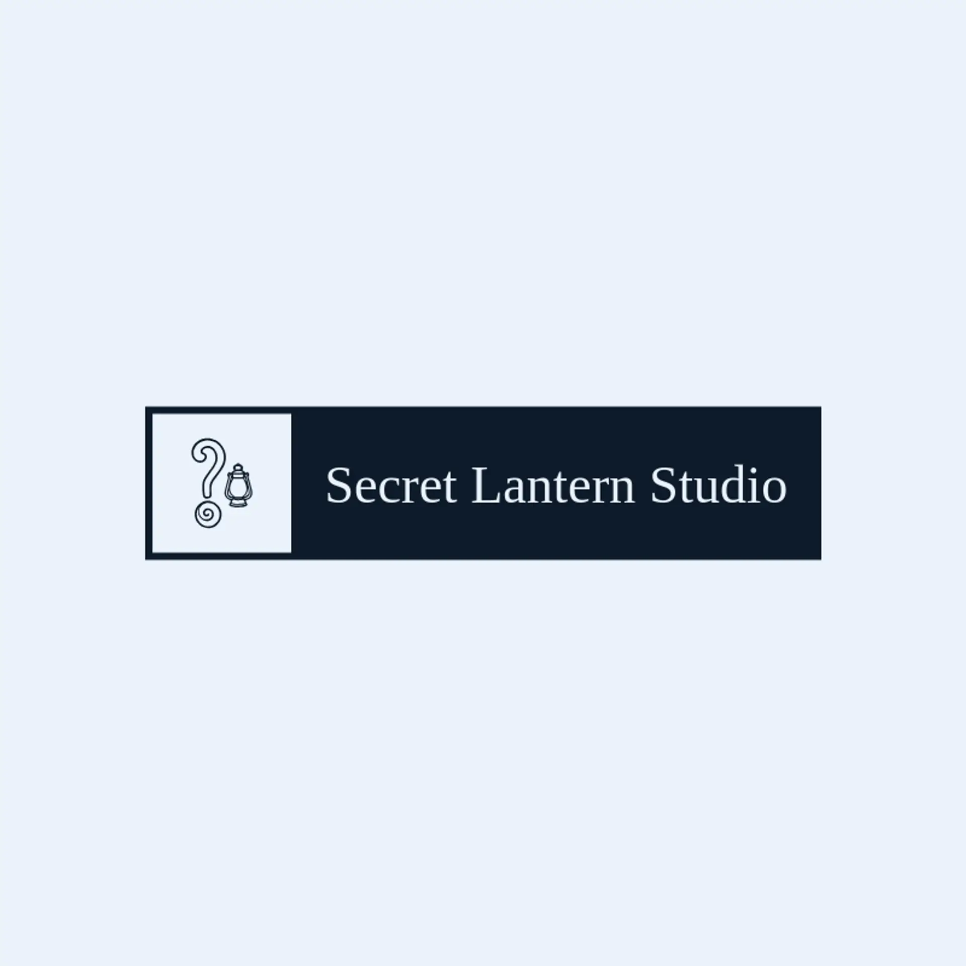 Secret Lantern Studio logo for mystery
