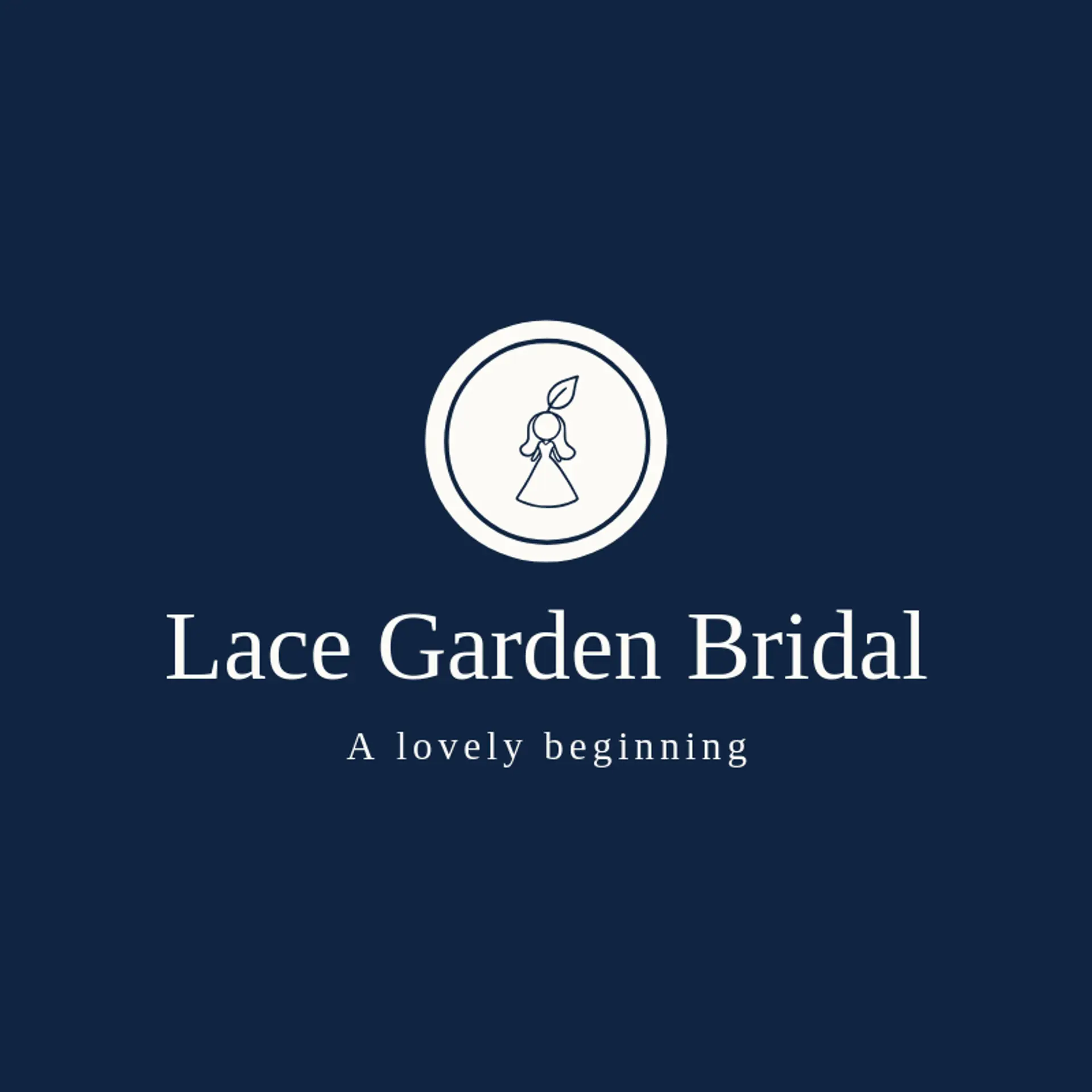 Lace Garden Bridal logo for bride