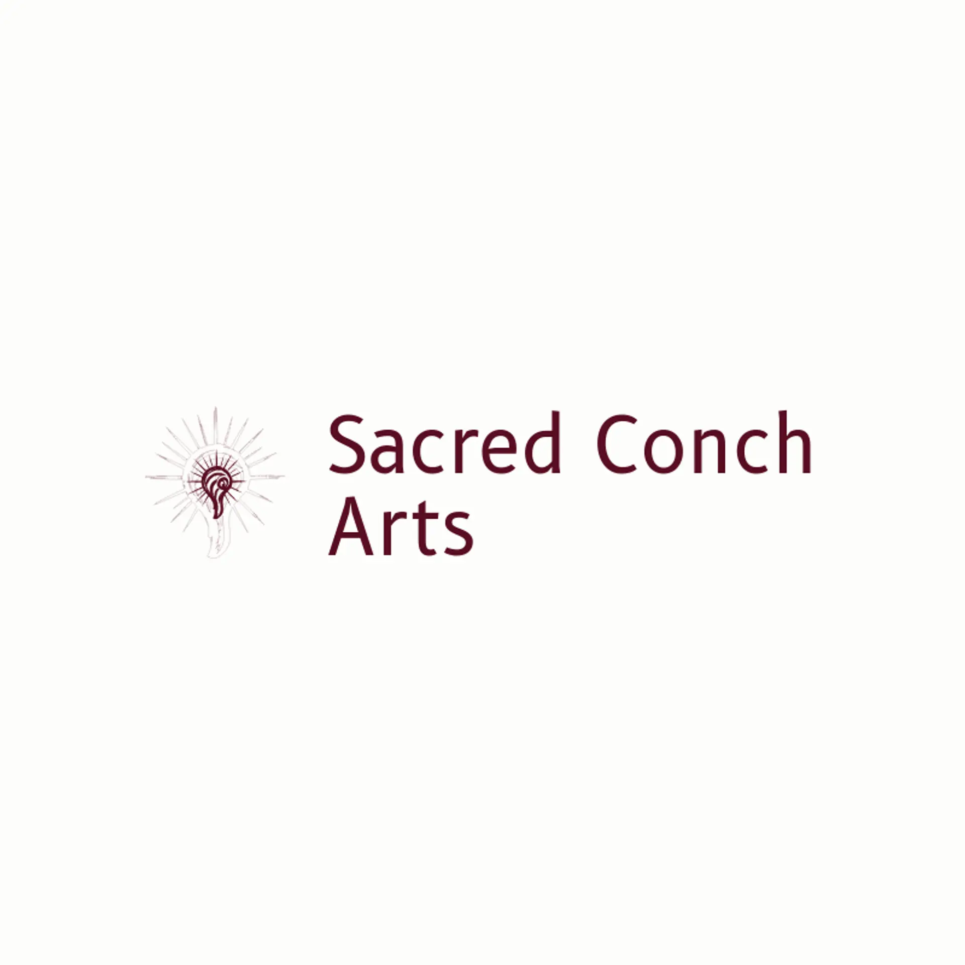 Sacred Conch Arts logo for hindu