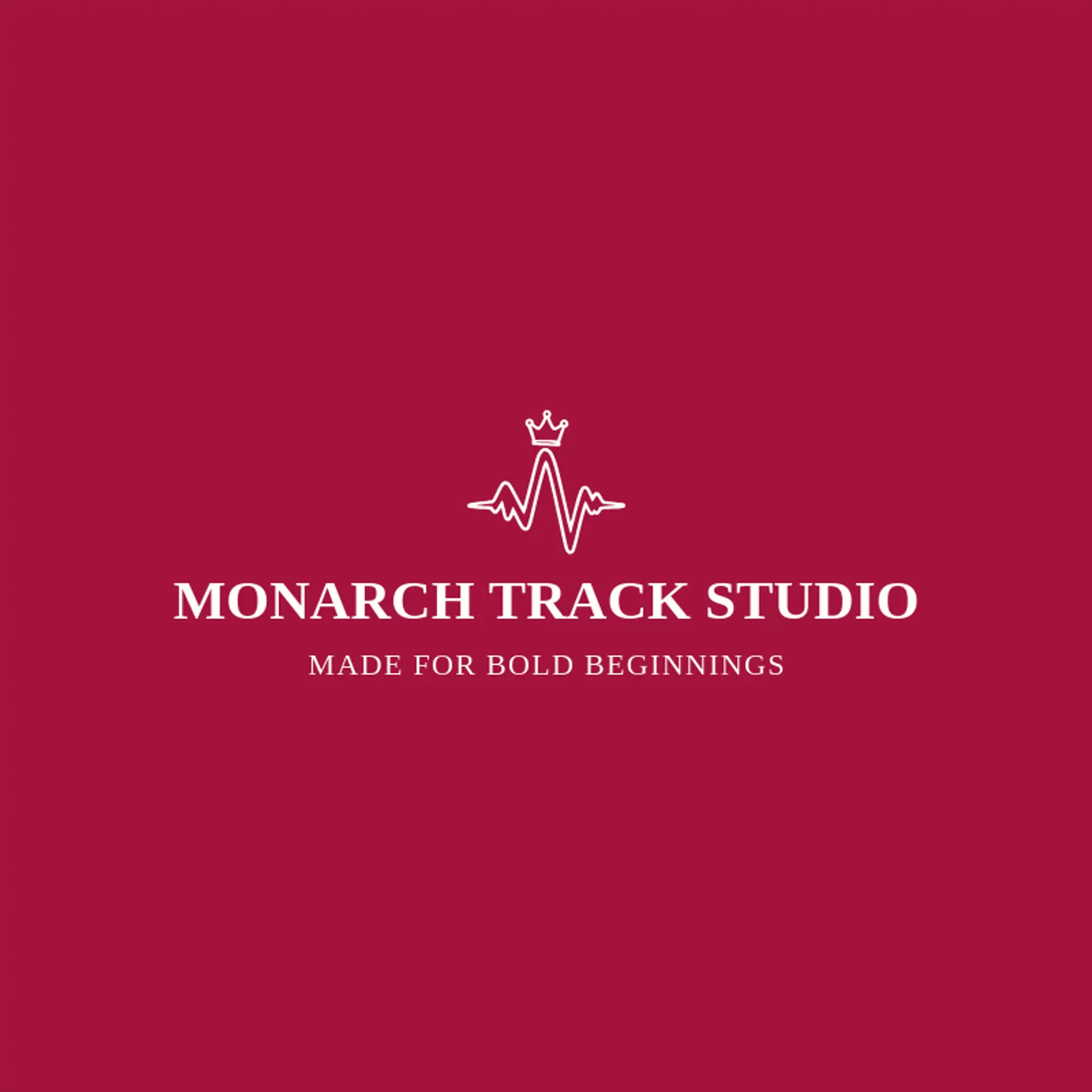 Monarch Track Studio logo for recording