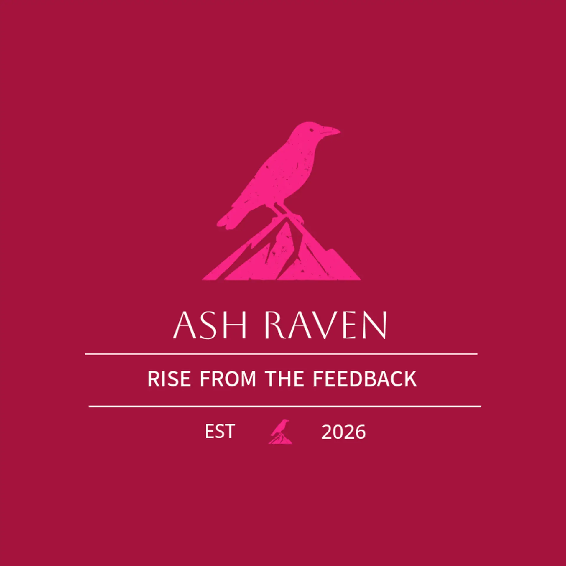 Ash Raven logo for metal band