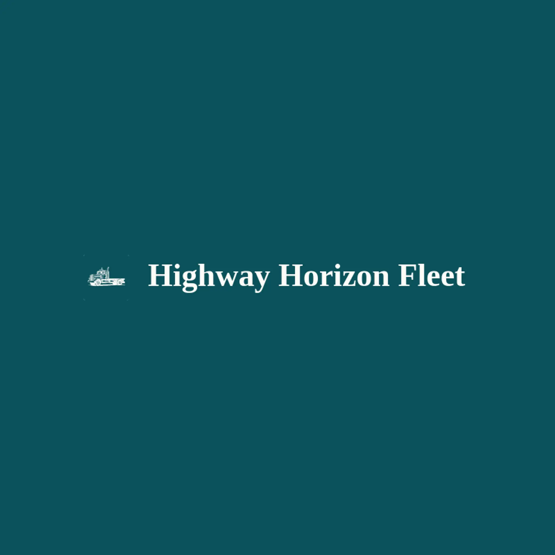 Highway Horizon Fleet logo for trucking company