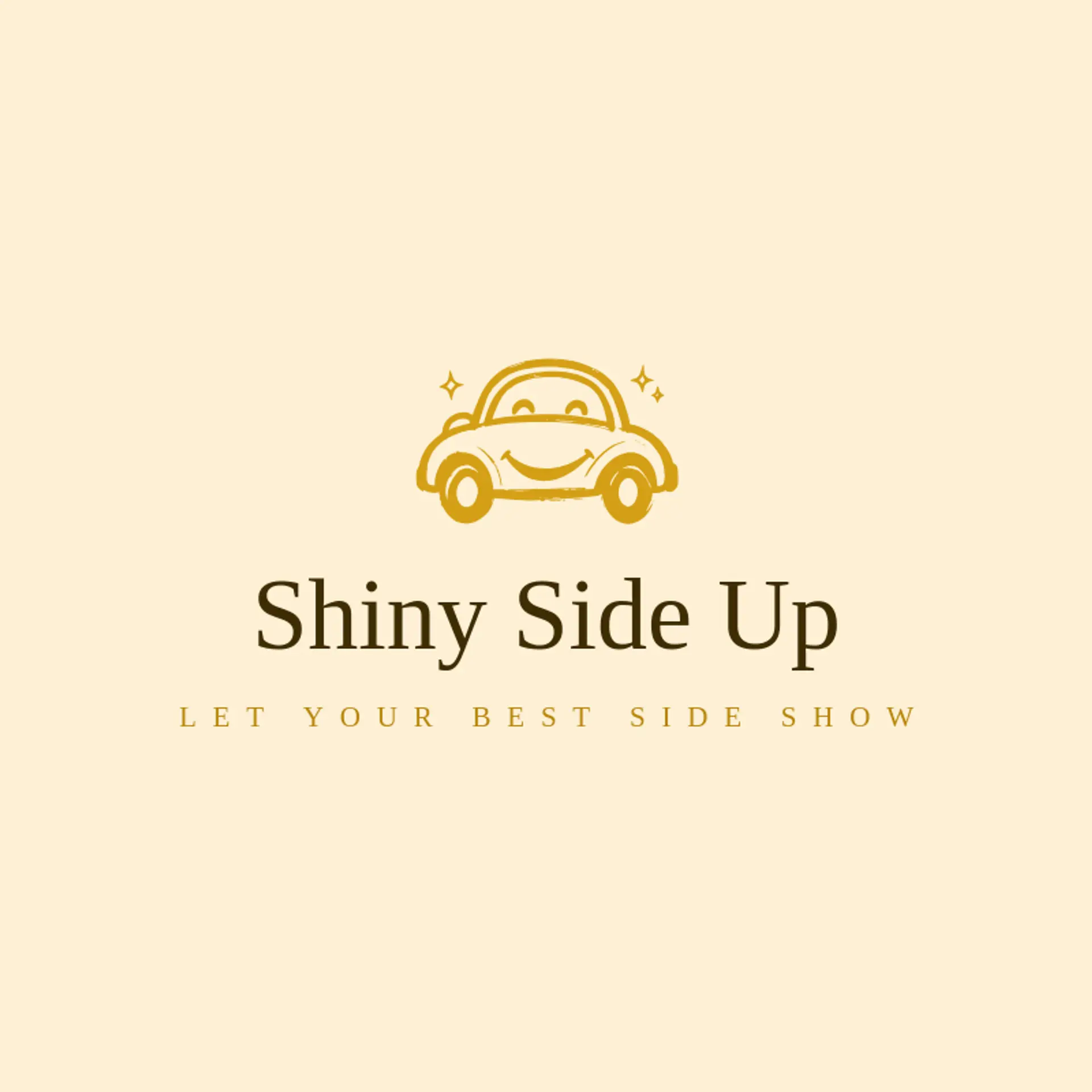 Shiny Side Up logo for mobile detailing