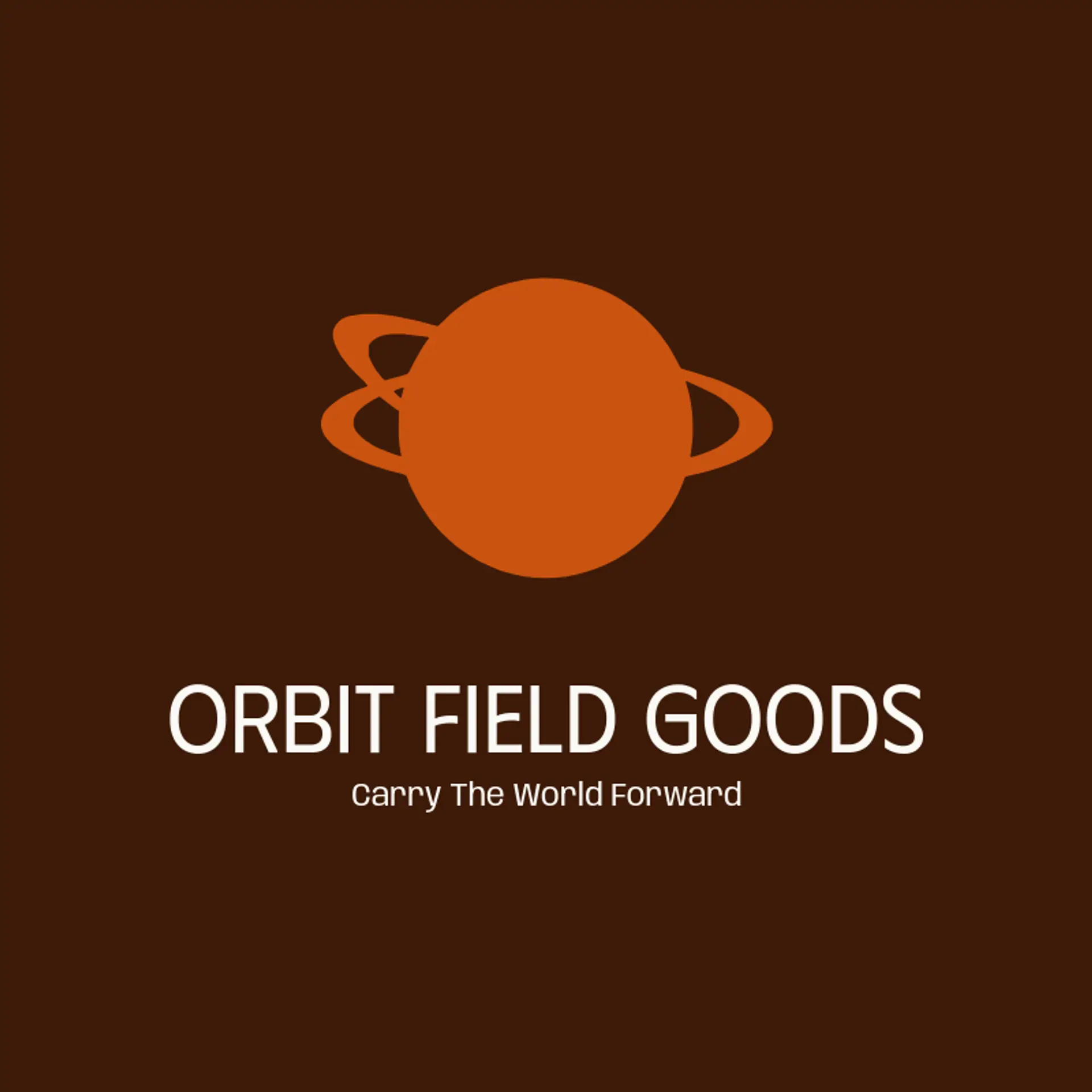 Orbit Field Goods logo for globe