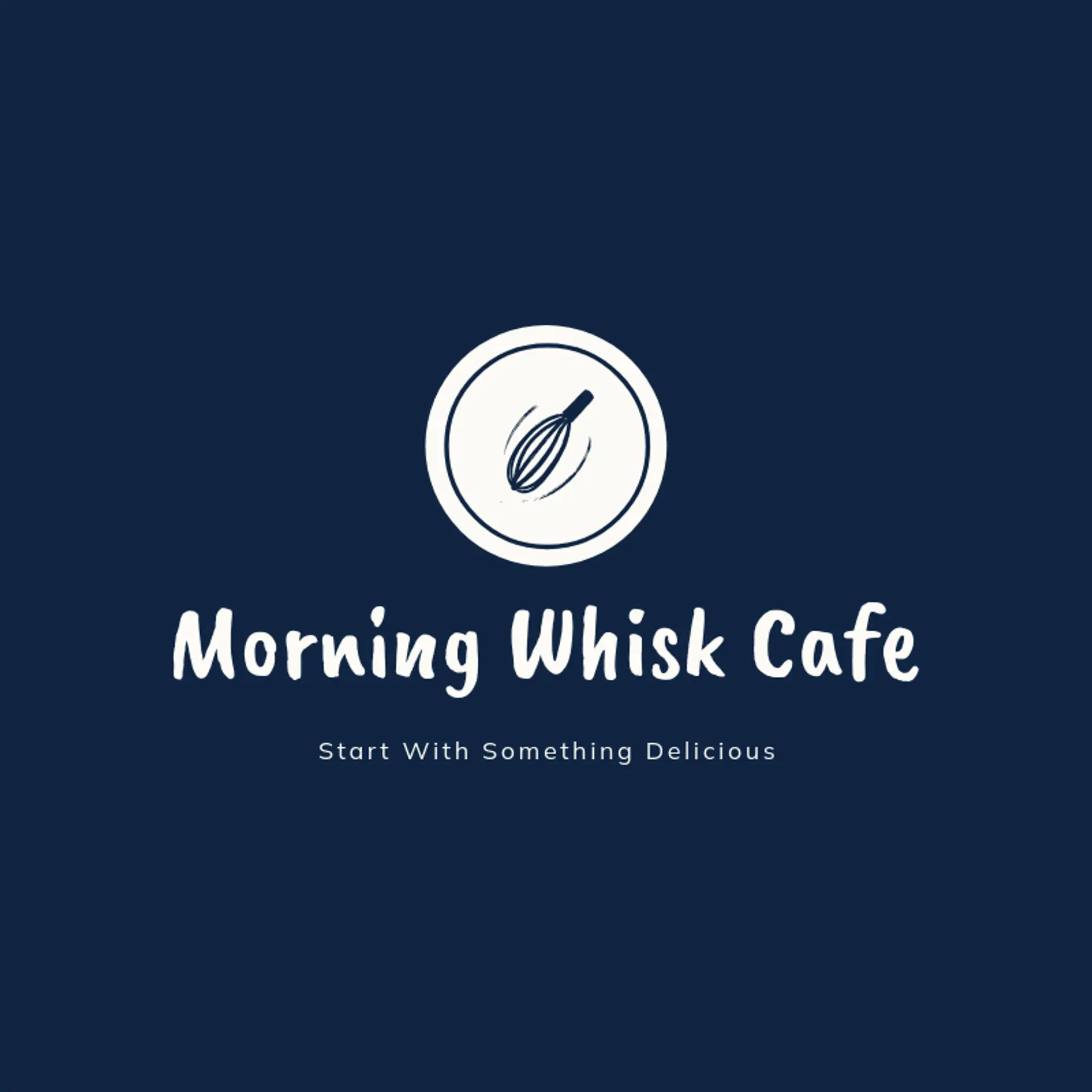 Morning Whisk Cafe logo for chef