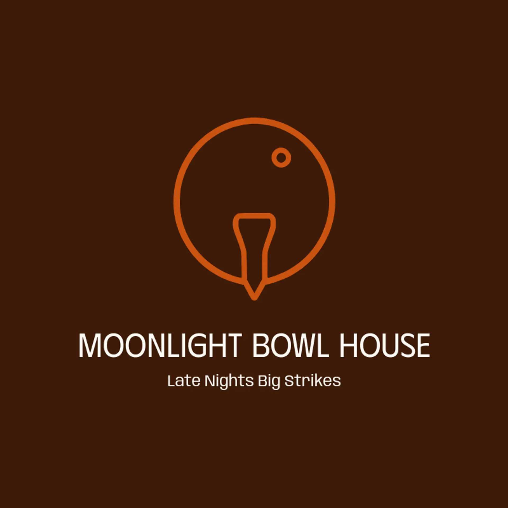 Moonlight Bowl House logo for bowling