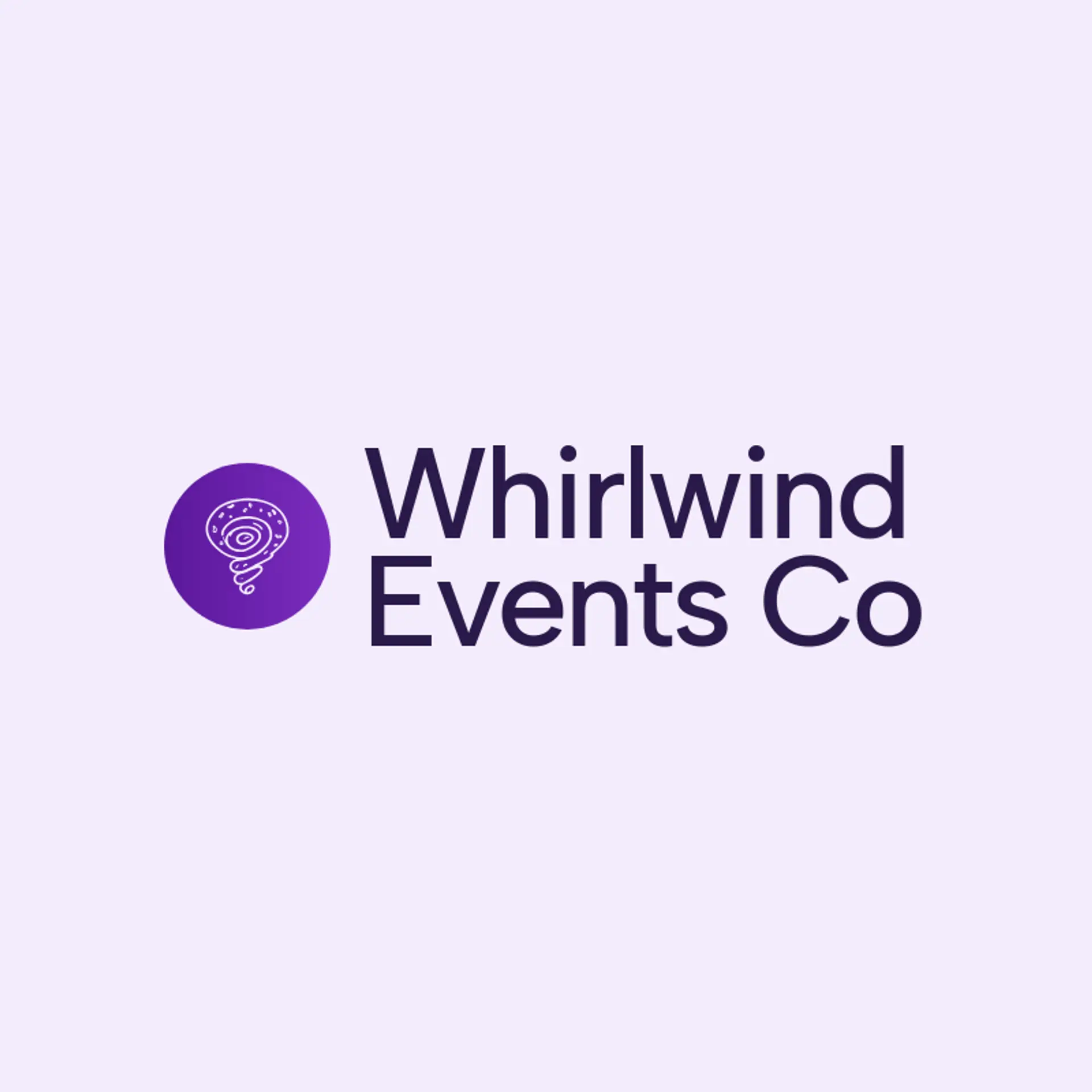 Whirlwind Events Co logo for cyclone