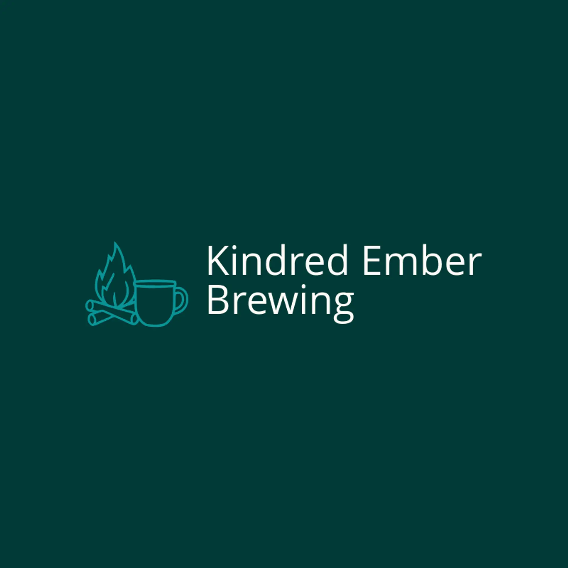 Kindred Ember Brewing logo for campfire