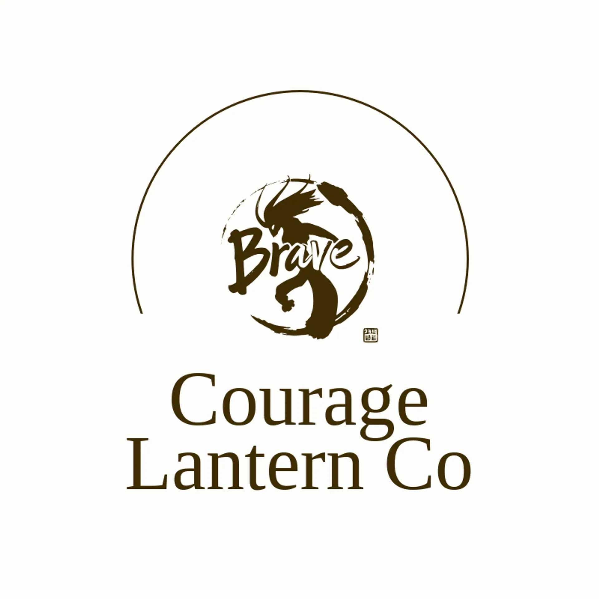 Courage Lantern Co logo for brave
