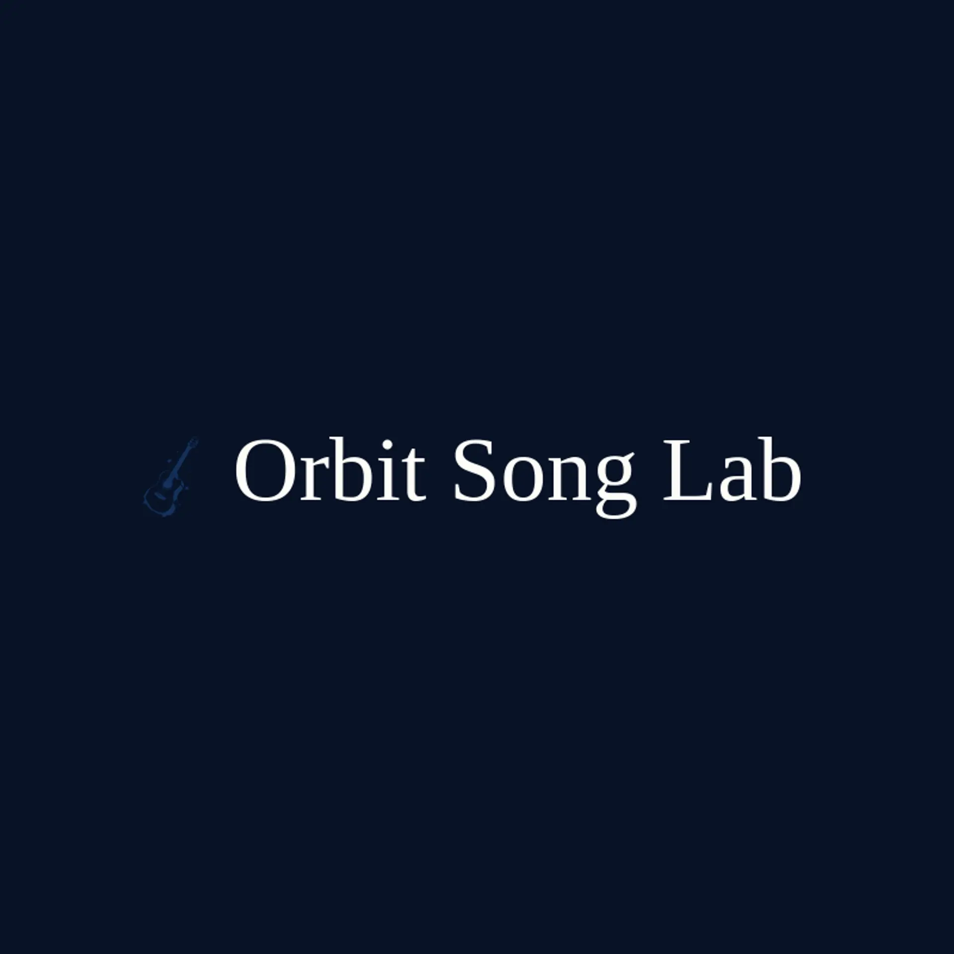 Orbit Song Lab logo for soundcloud