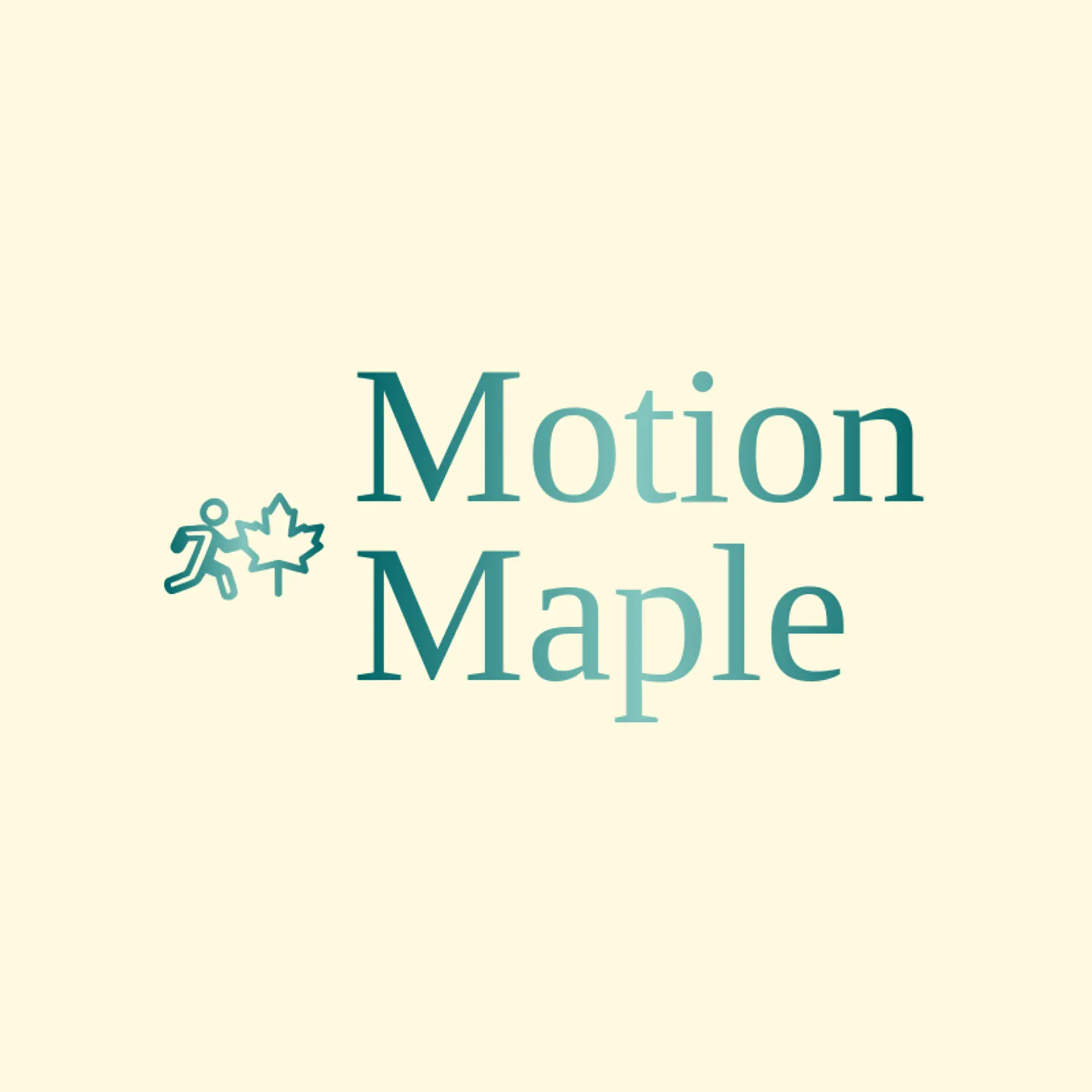 Motion Maple logo for exercise