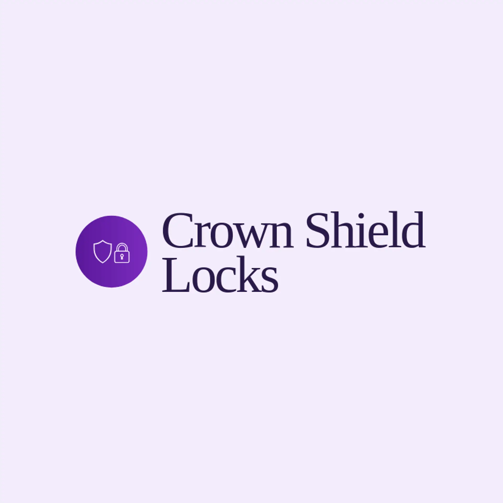 Crown Shield Locks logo for lock