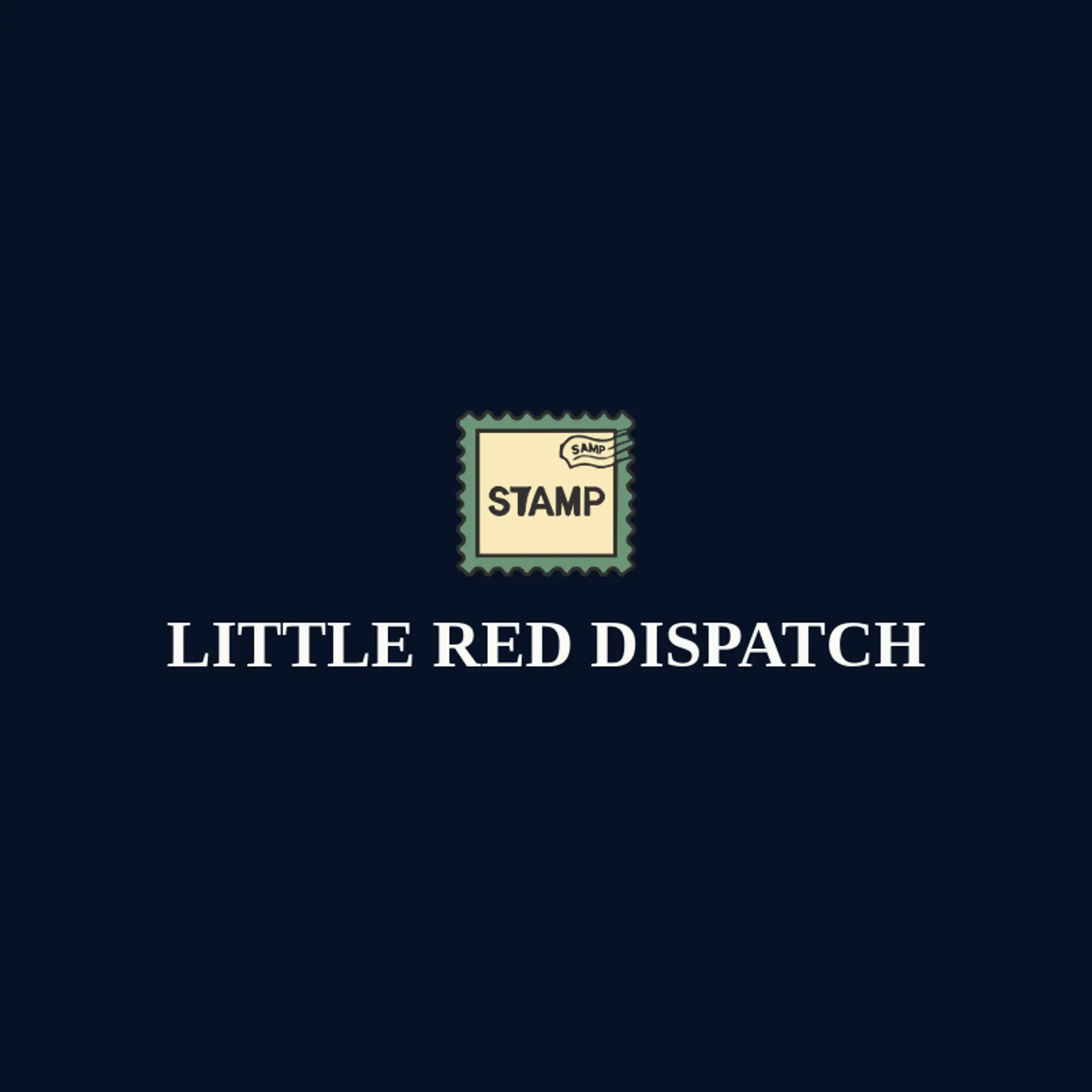Little Red Dispatch logo for post office