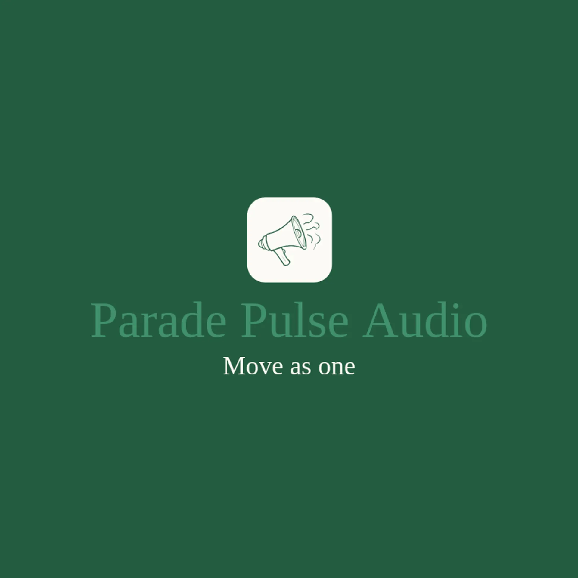 Parade Pulse Audio logo for megaphone