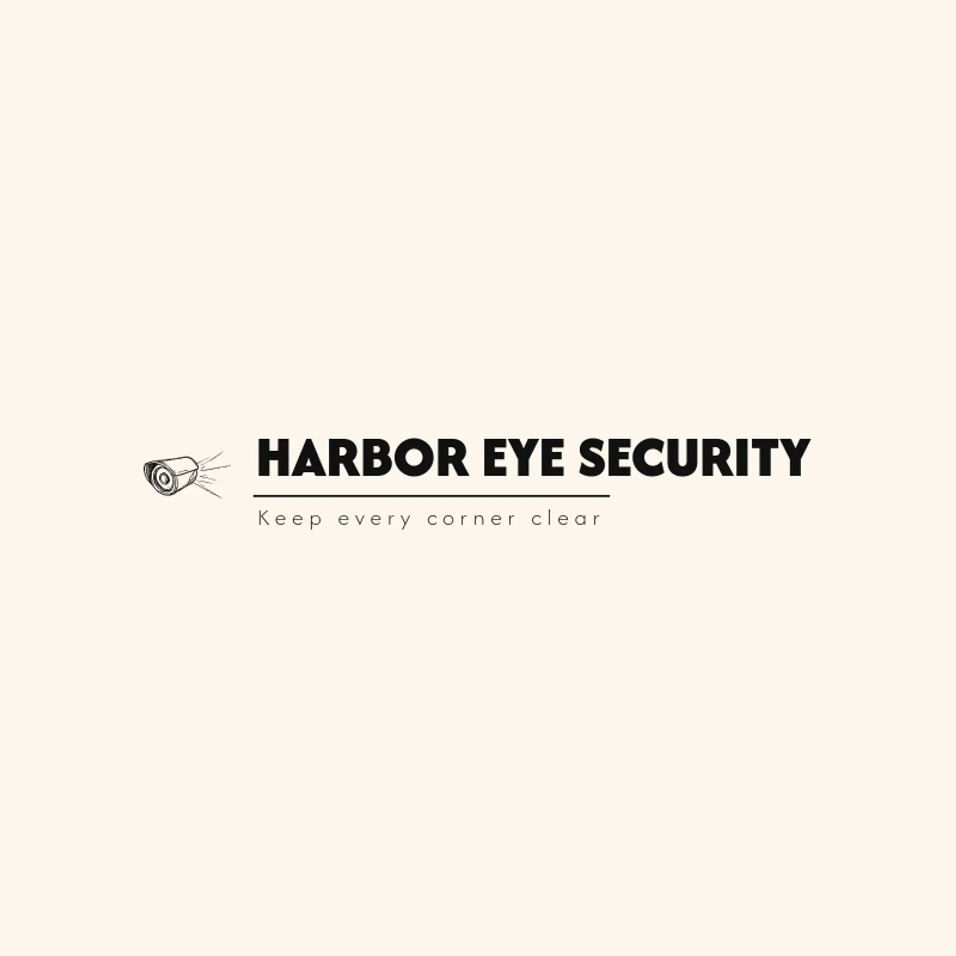Harbor Eye Security logo for cctv