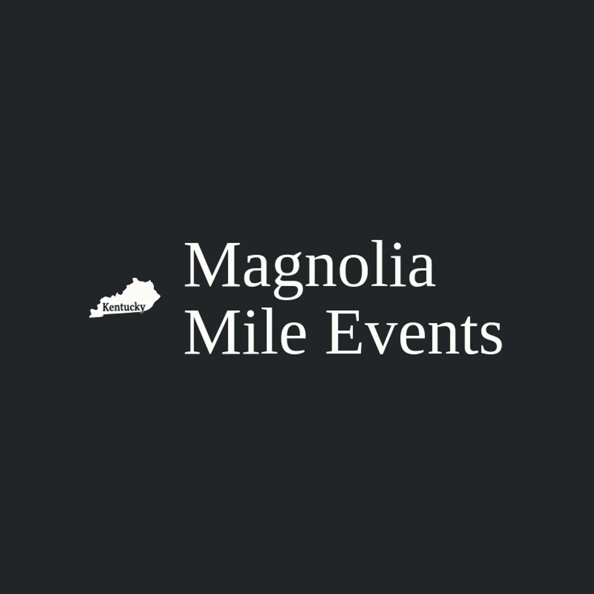 Magnolia Mile Events logo for kentucky