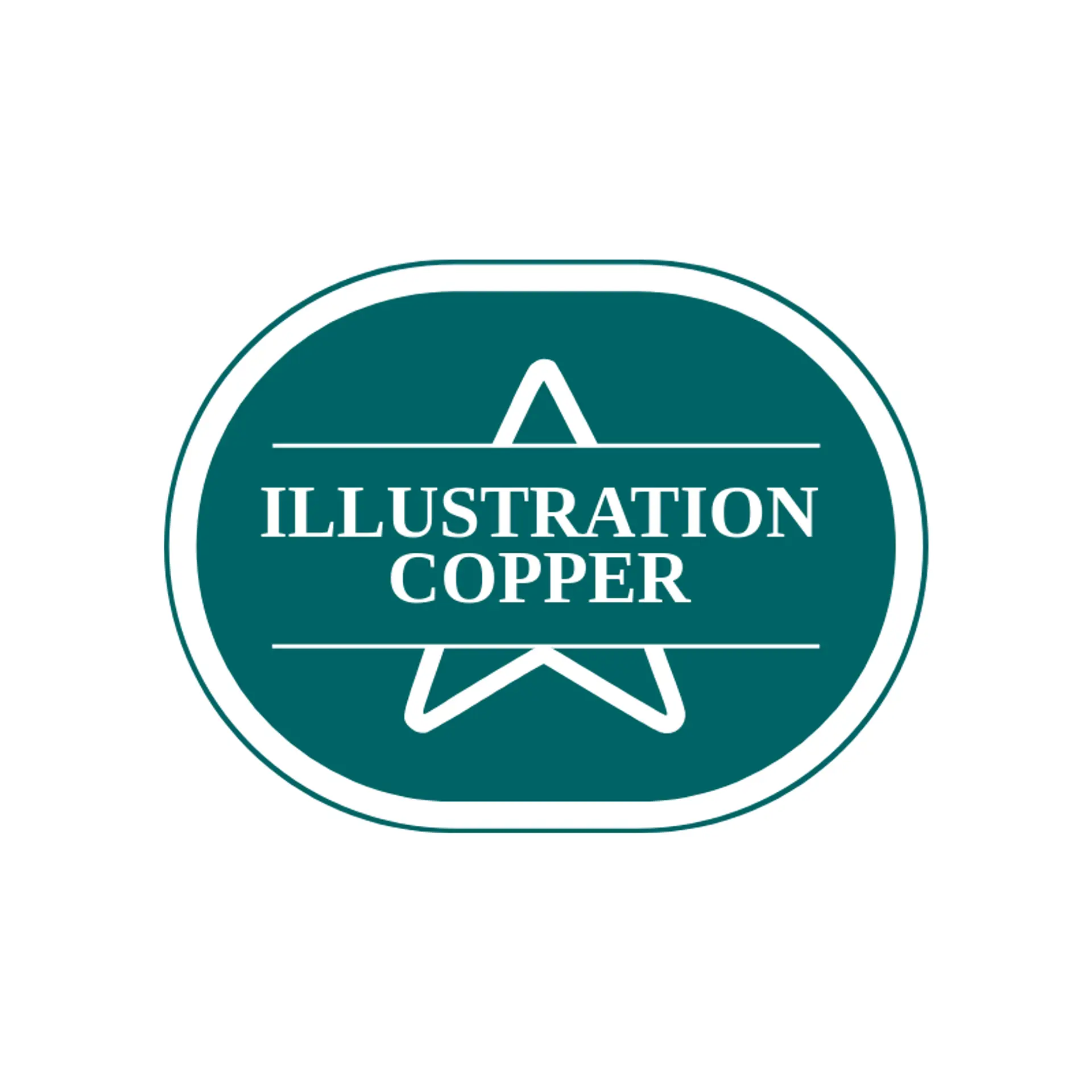 Illustration Copper logo for illustration