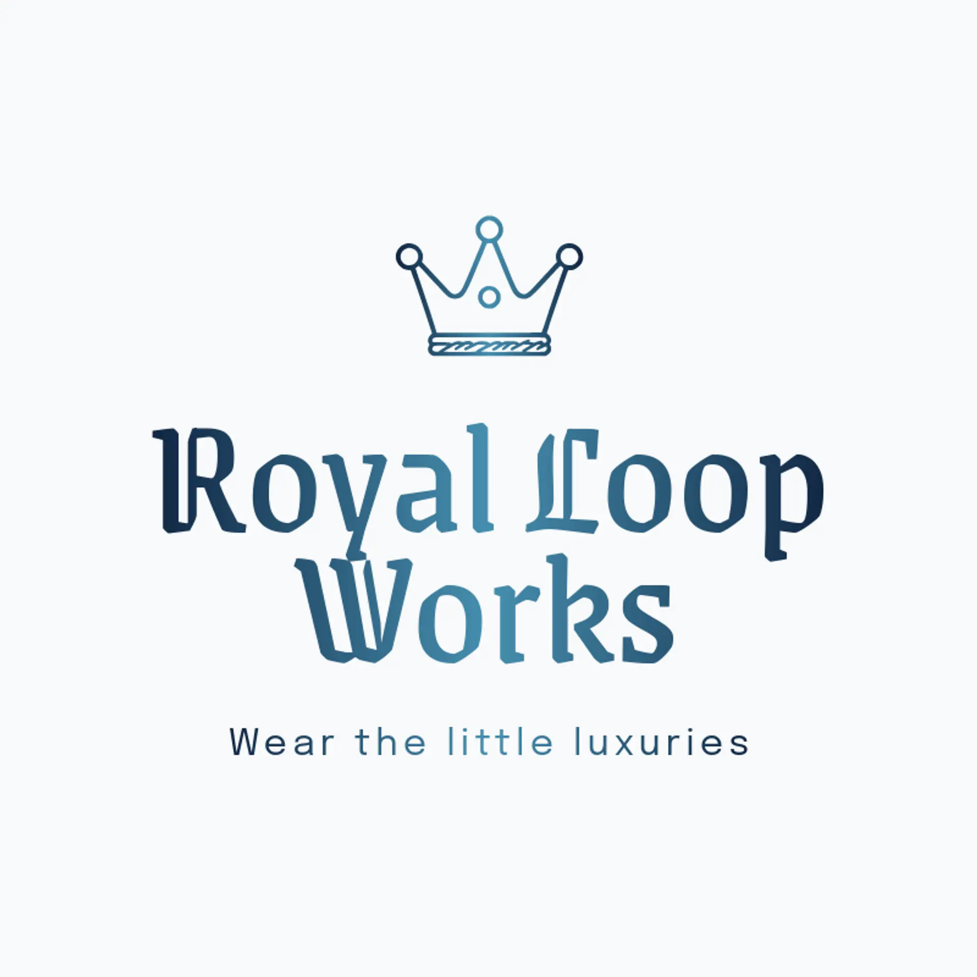 Royal Loop Works logo for embroidery