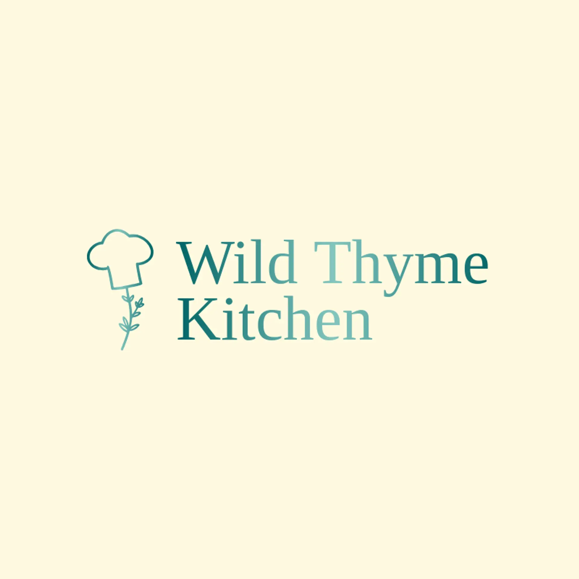 Wild Thyme Kitchen logo for chef hat