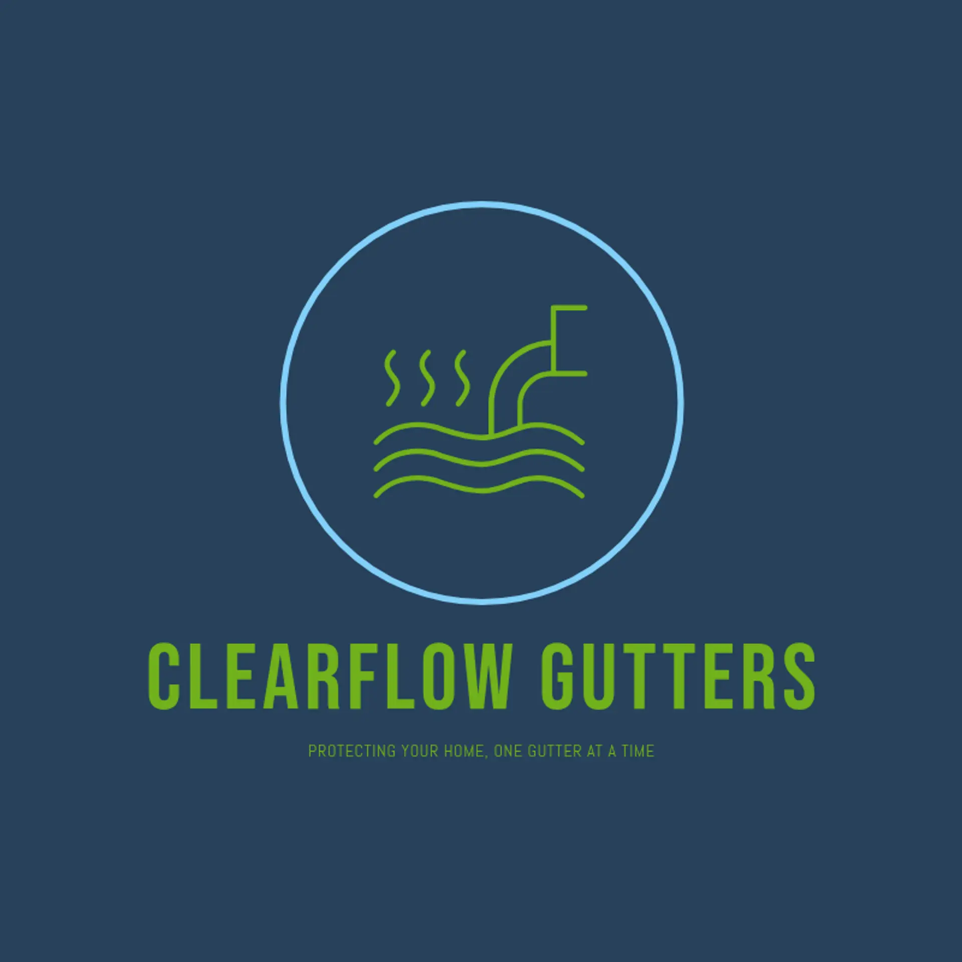 ClearFlow Gutters logo for gutter cleaning