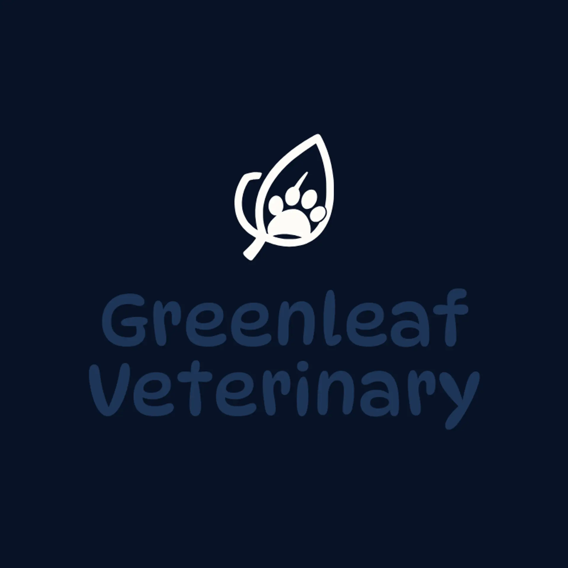 Greenleaf Veterinary logo for veterinary
