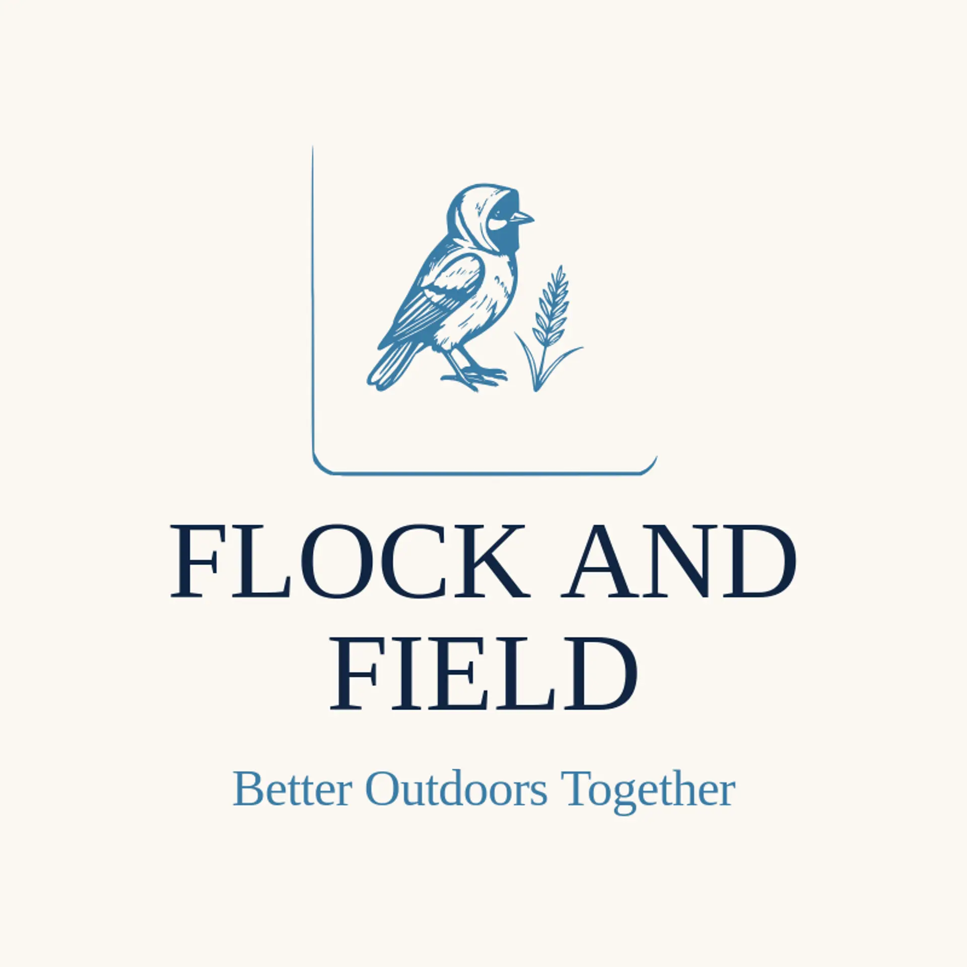 Flock and Field logo for hood