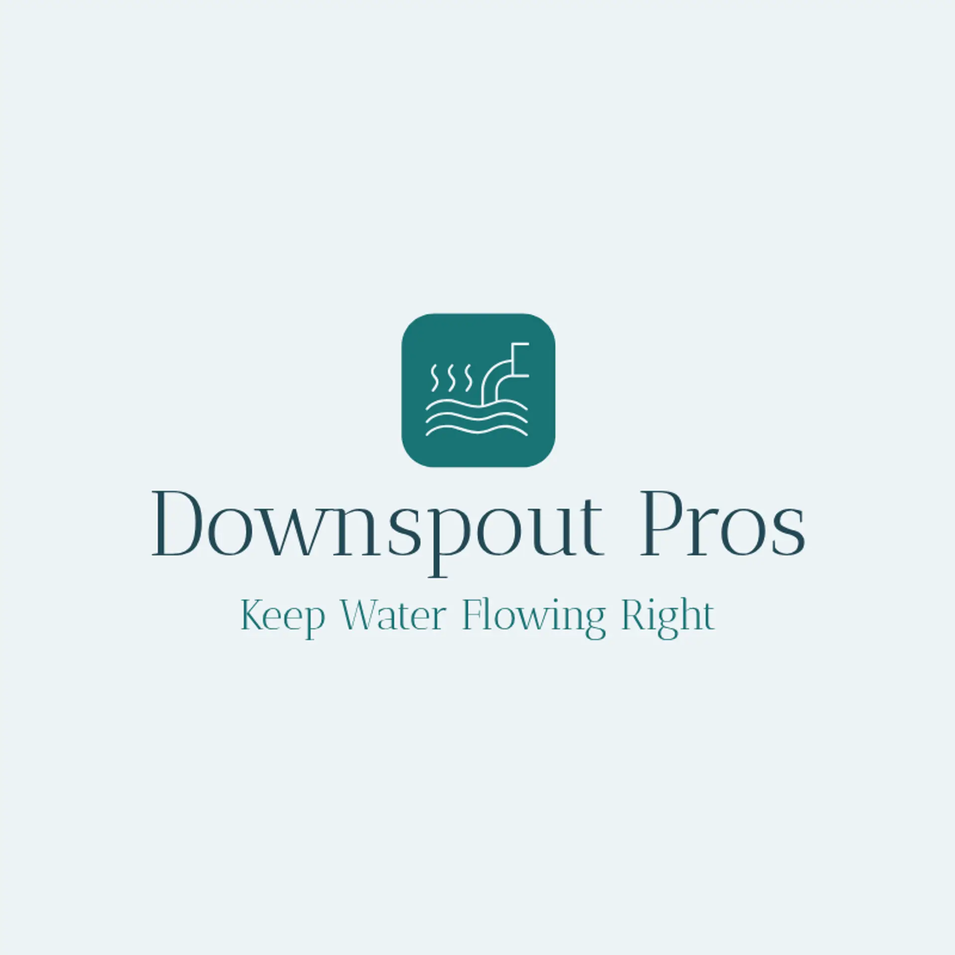 Downspout Pros logo for gutter cleaning