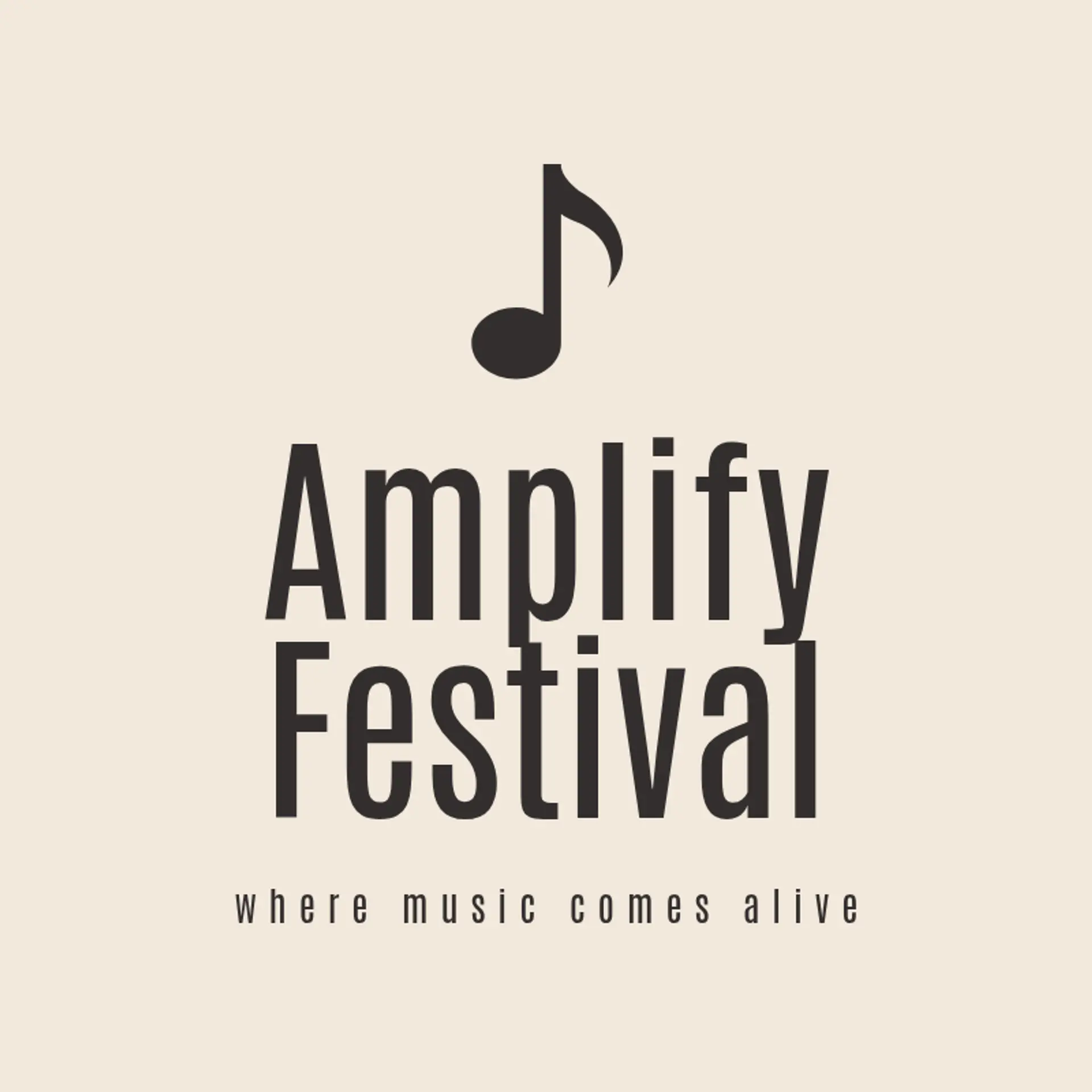 EchoFest logo for music festival