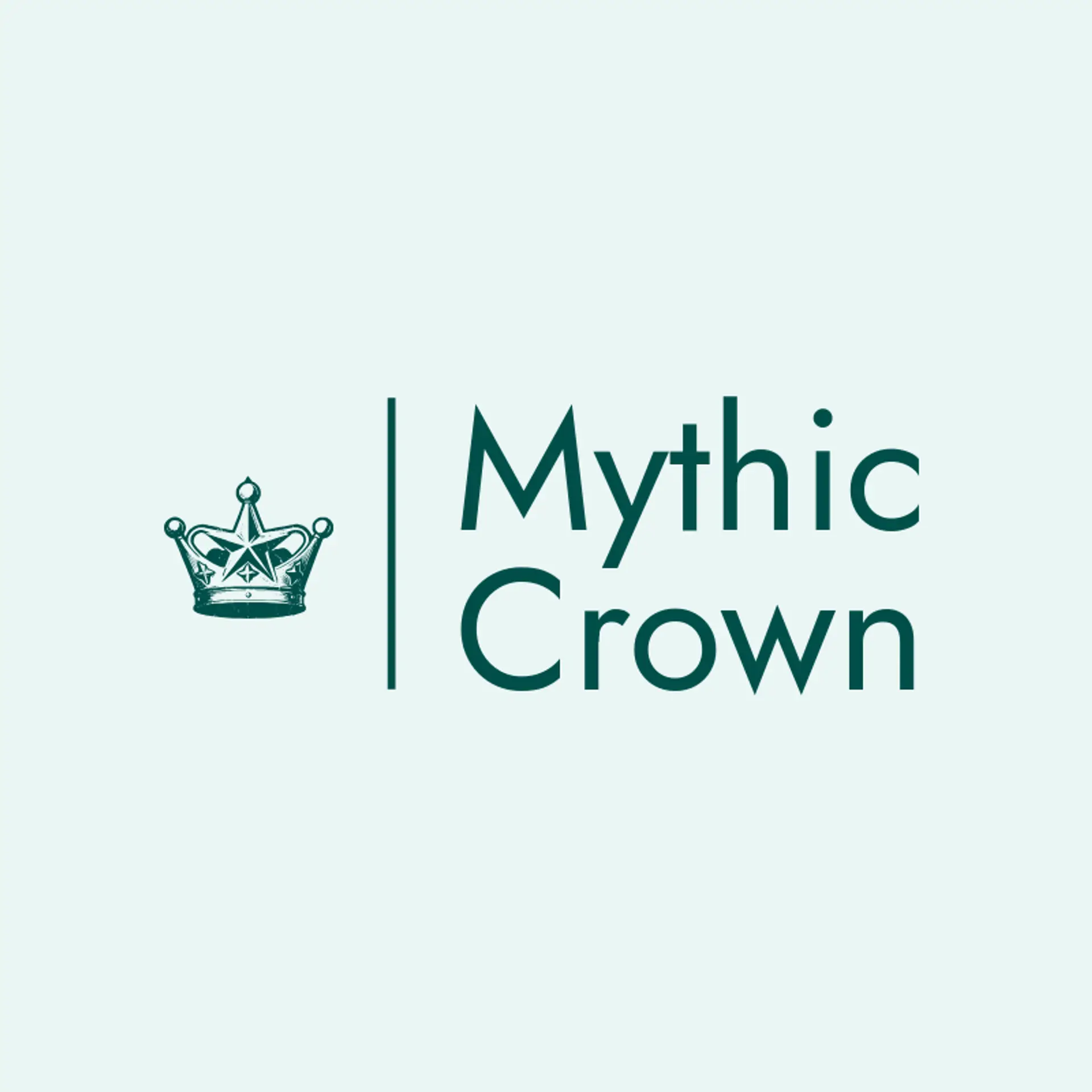 Mythic Crown logo for fantasy
