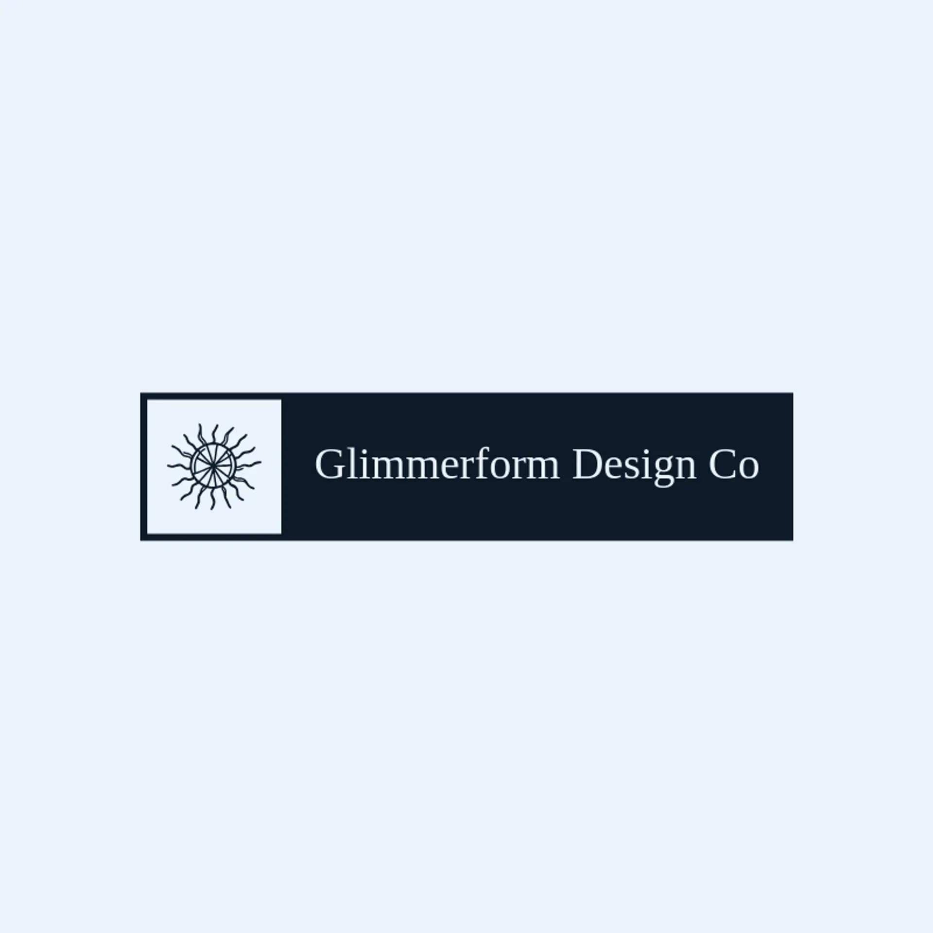 Glimmerform Design Co logo for kaleidoscope
