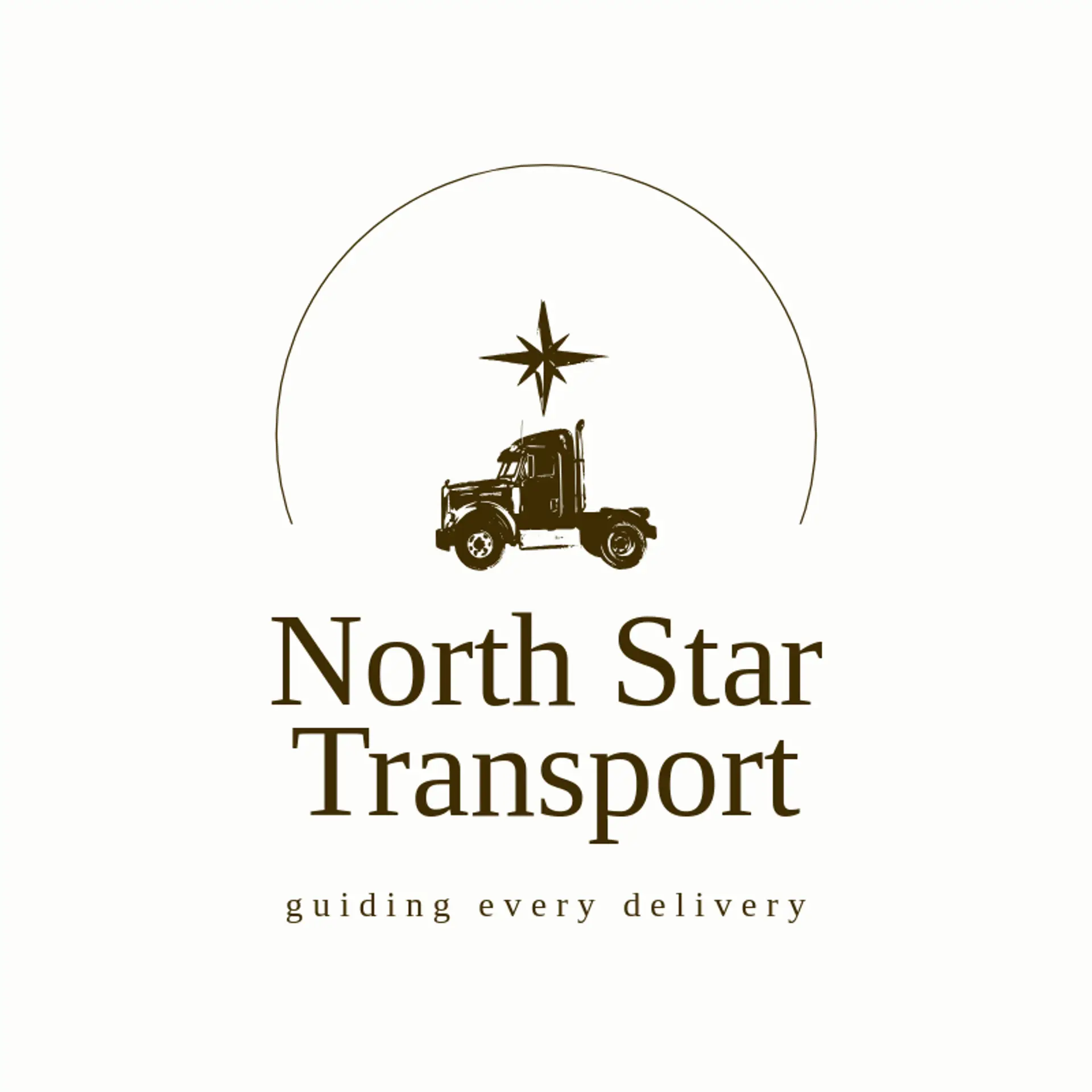 North Star Transport logo for trucking company