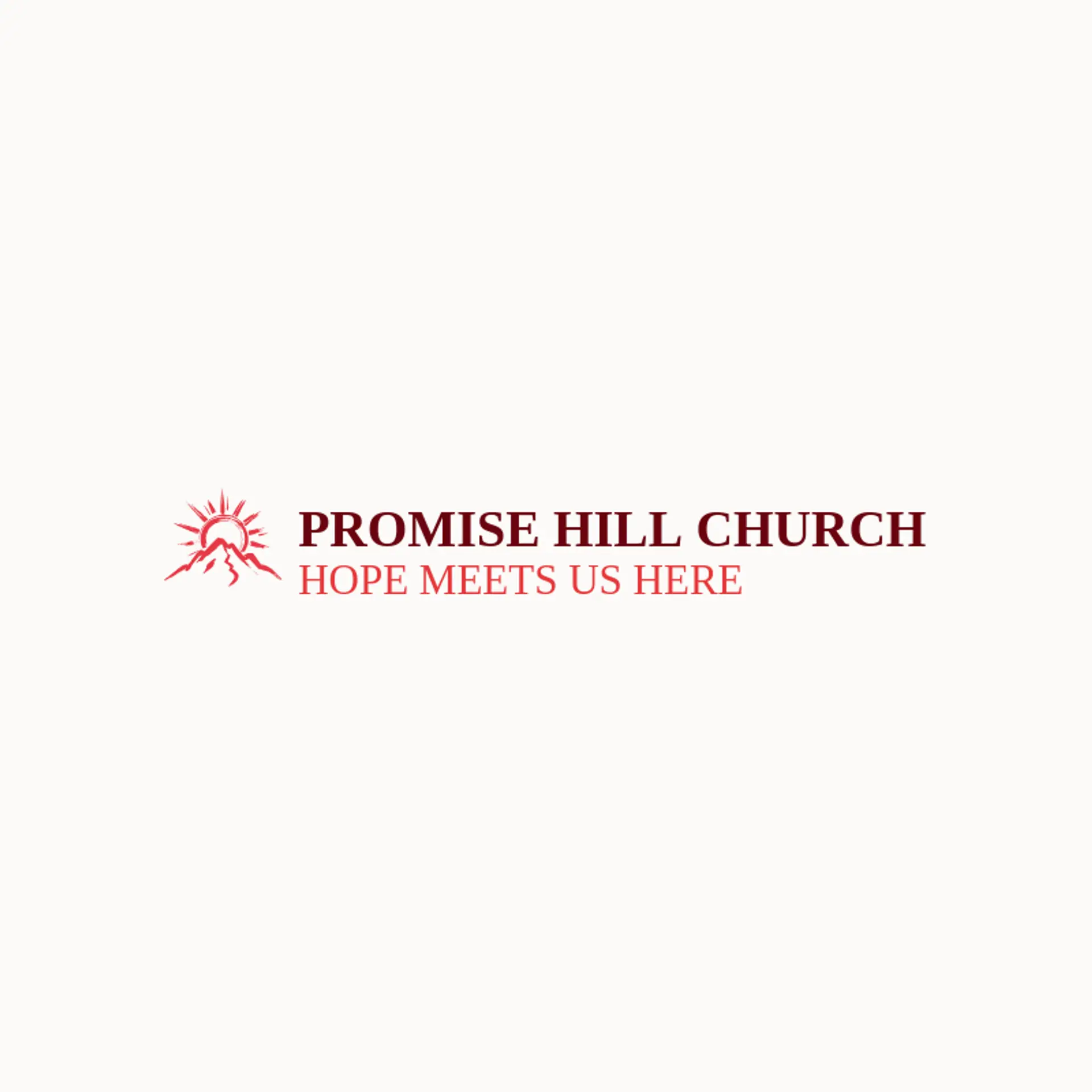 Promise Hill Church logo for worship
