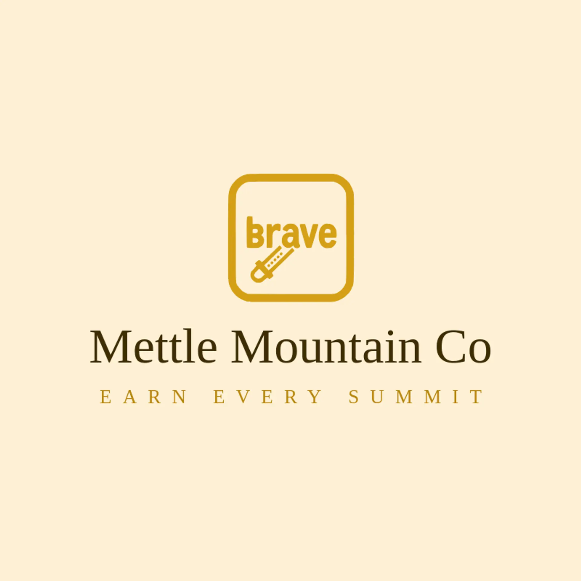 Mettle Mountain Co logo for brave