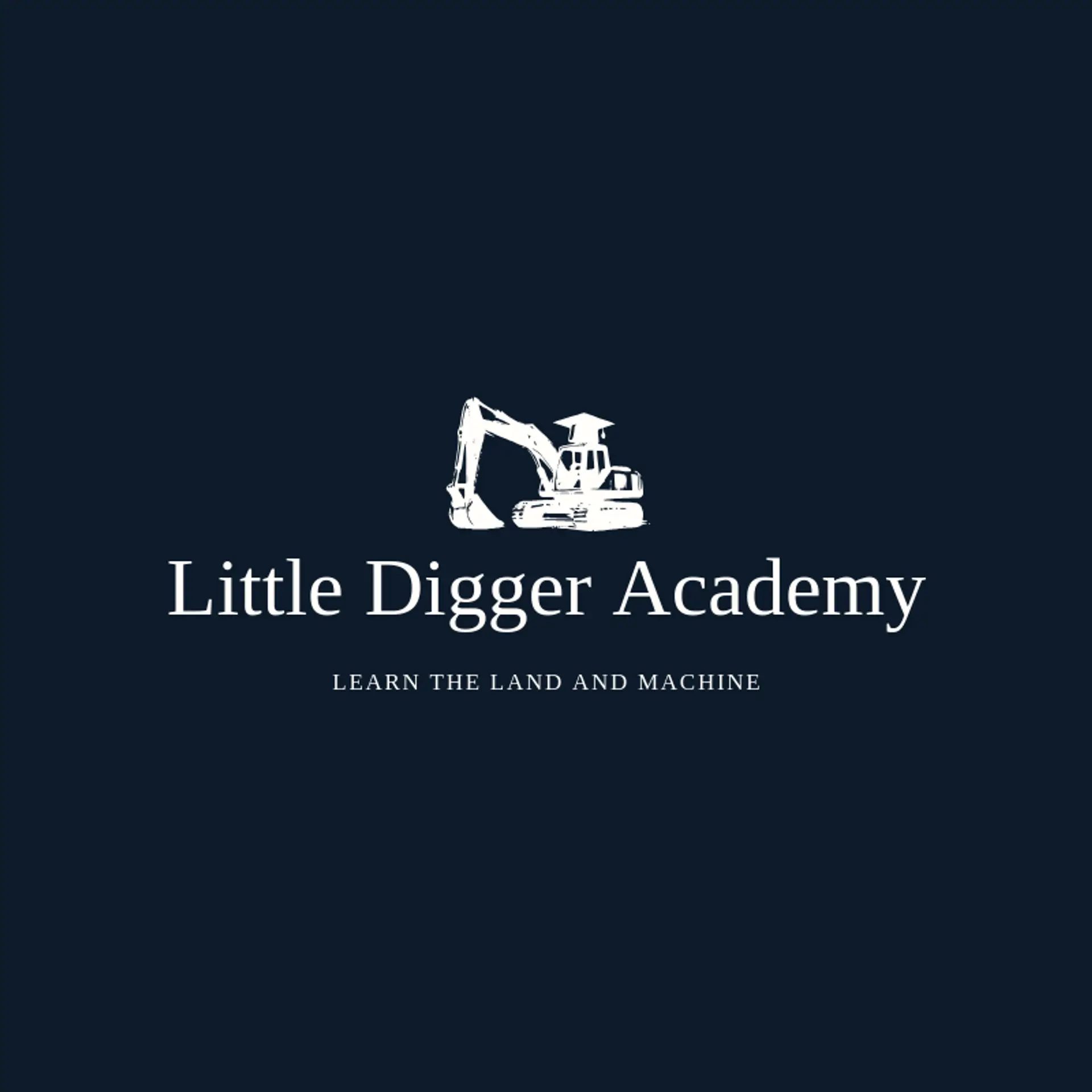 Little Digger Academy logo for excavator
