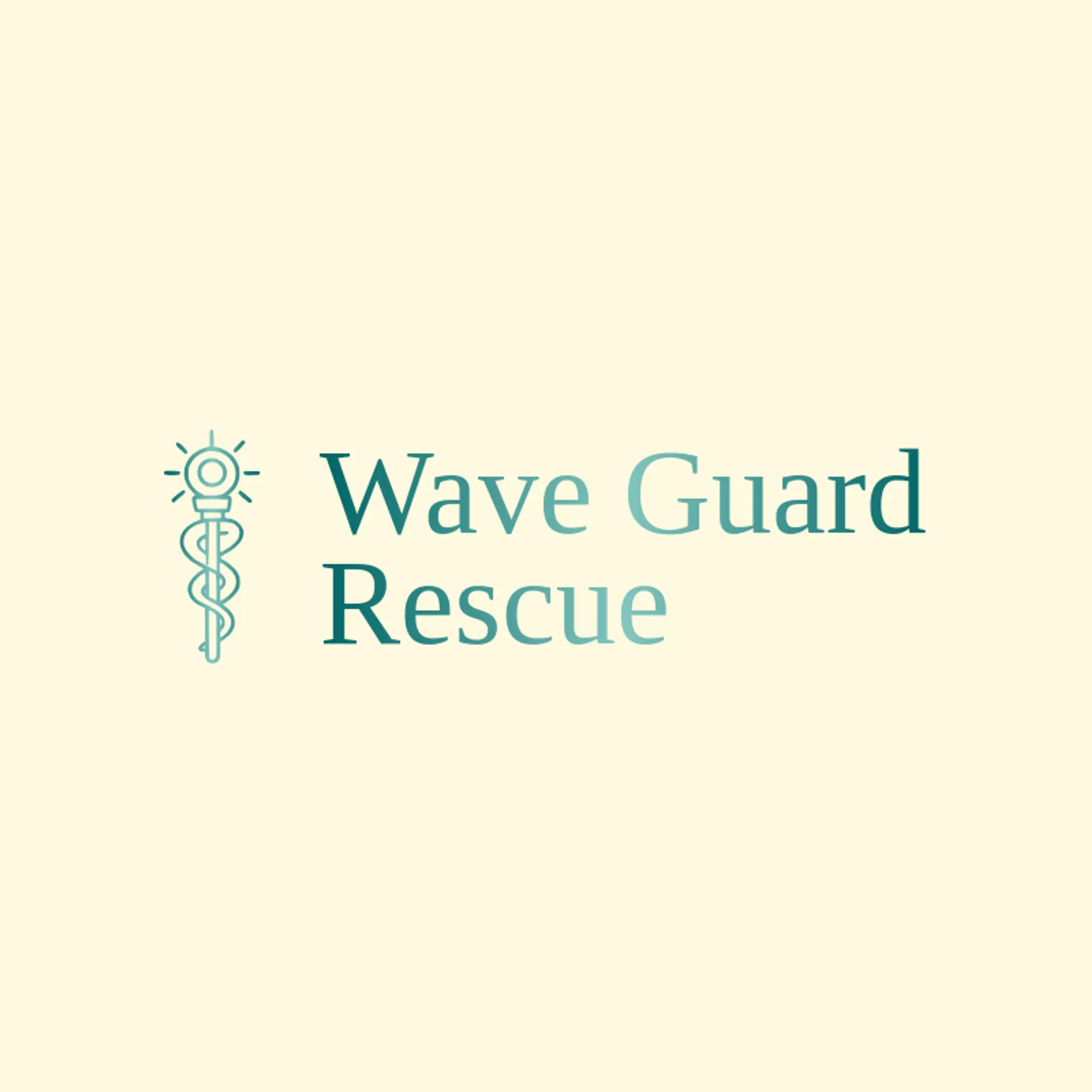 Wave Guard Rescue logo for paramedic