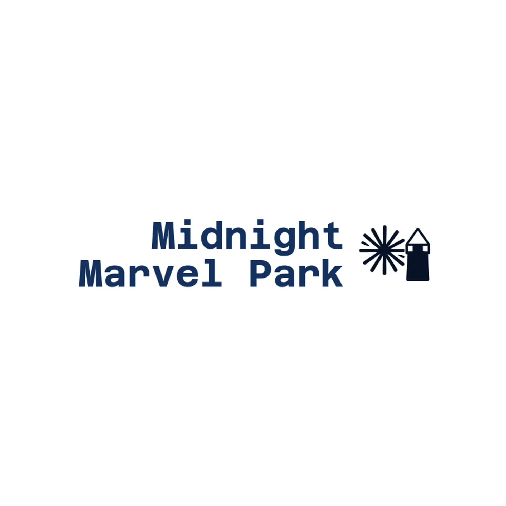 Midnight Marvel Park logo for theme park