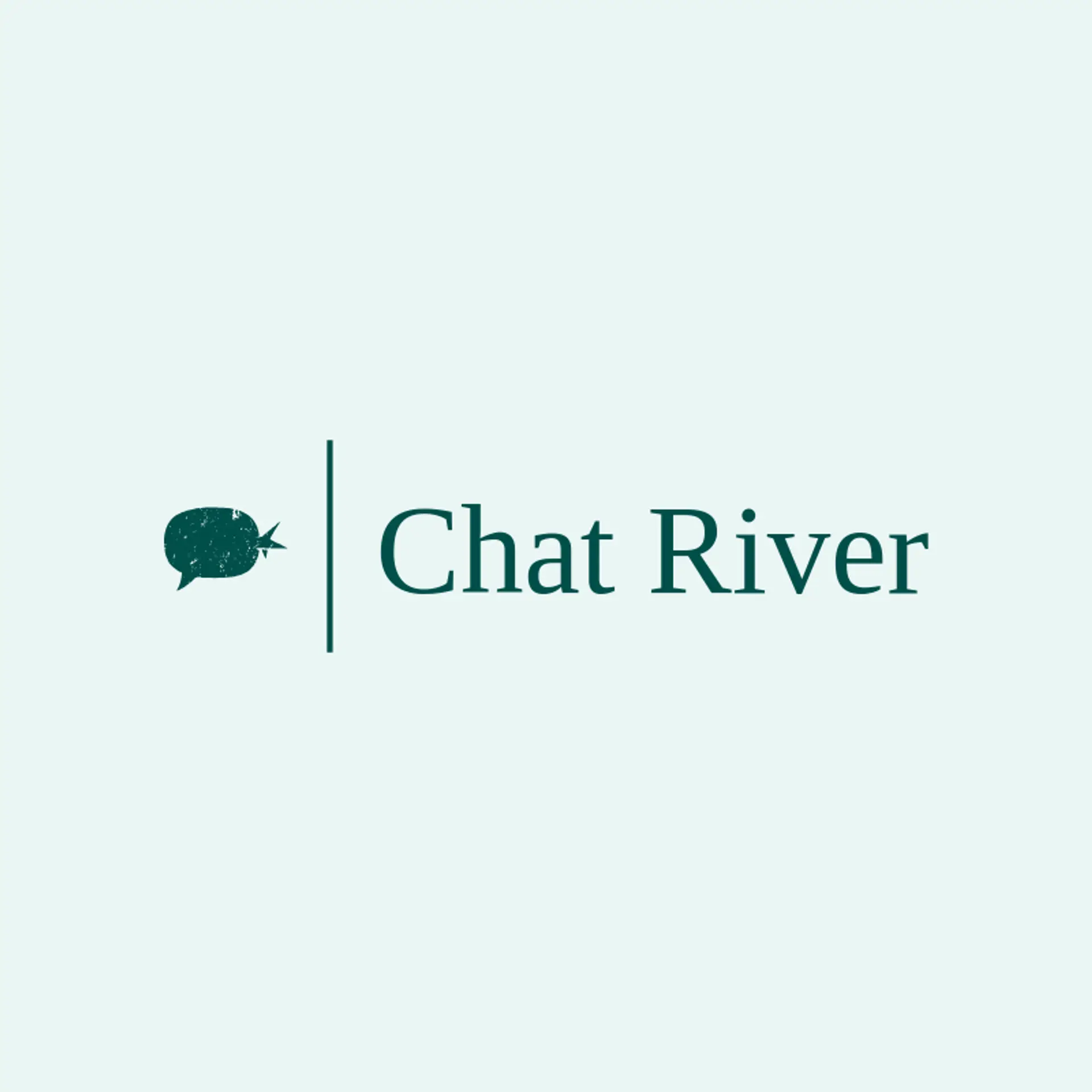 Chat River logo for stream