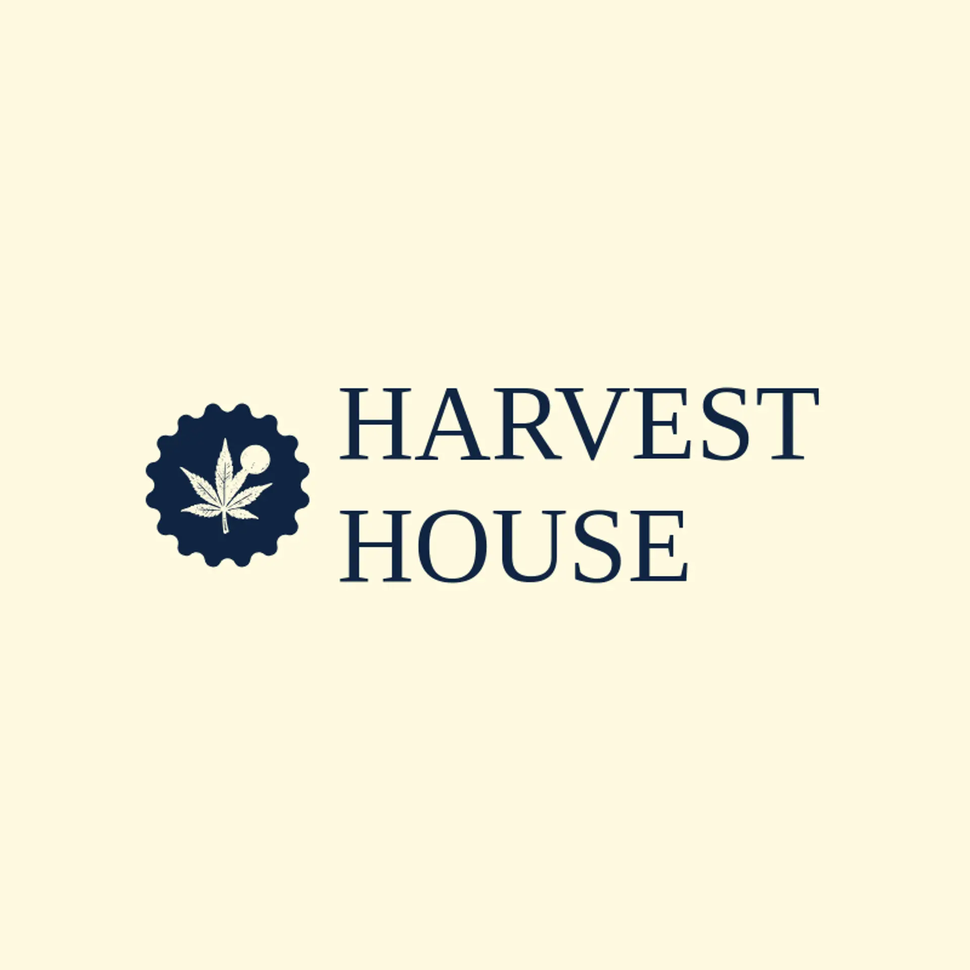 Harvest House logo for marijuana