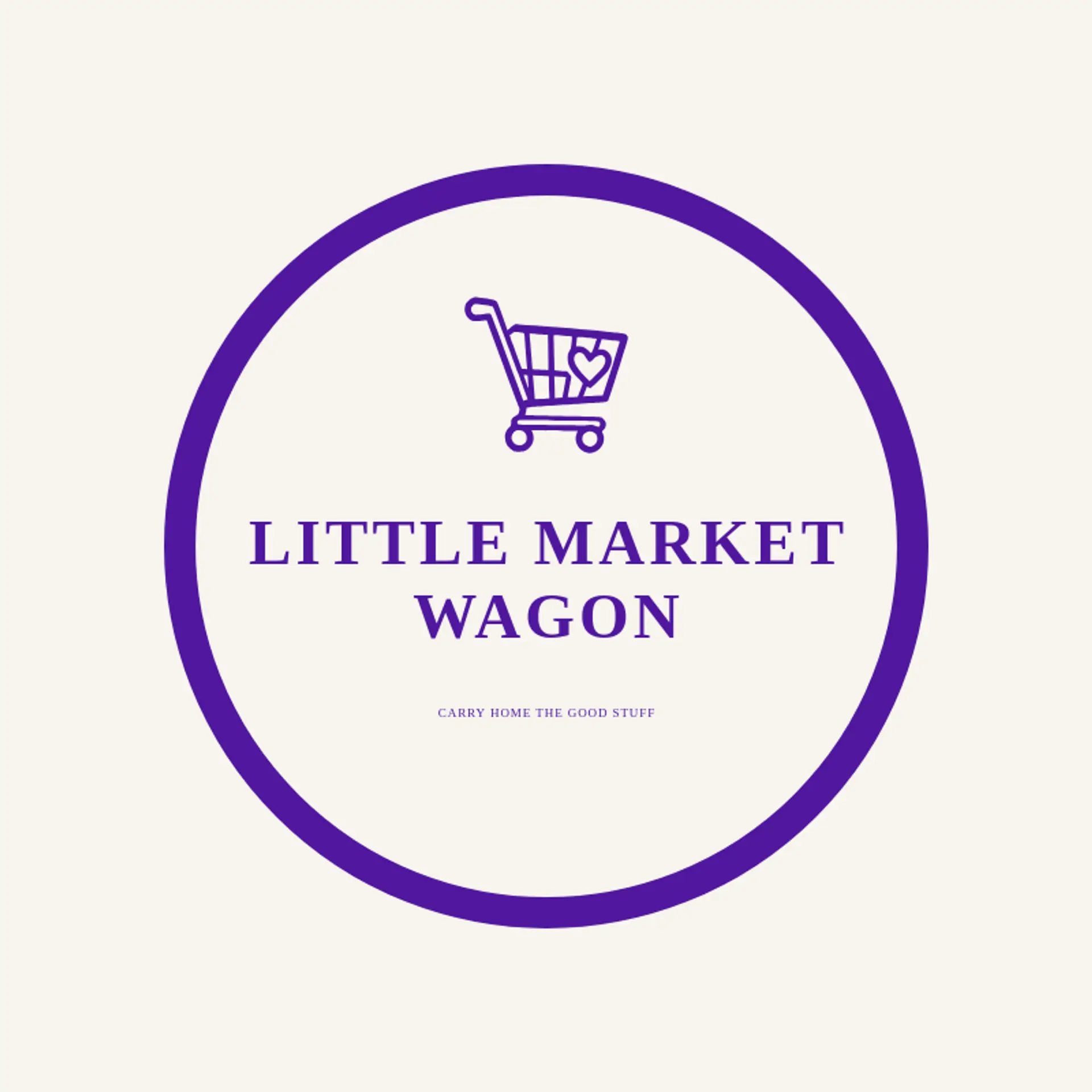 Little Market Wagon logo for cart