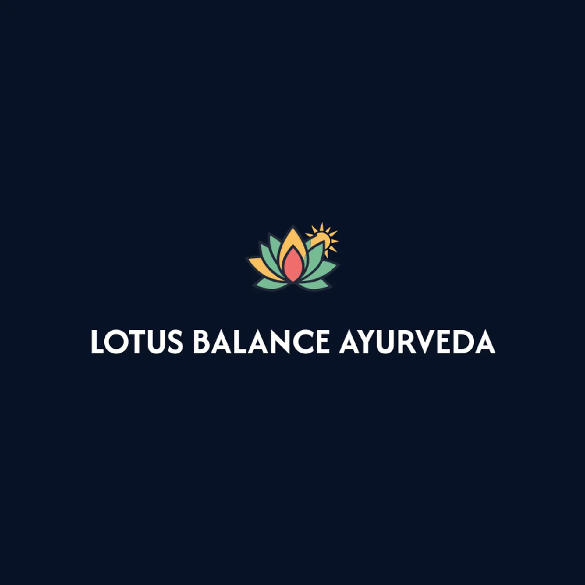 Lotus Balance Ayurveda logo for ayurvedic