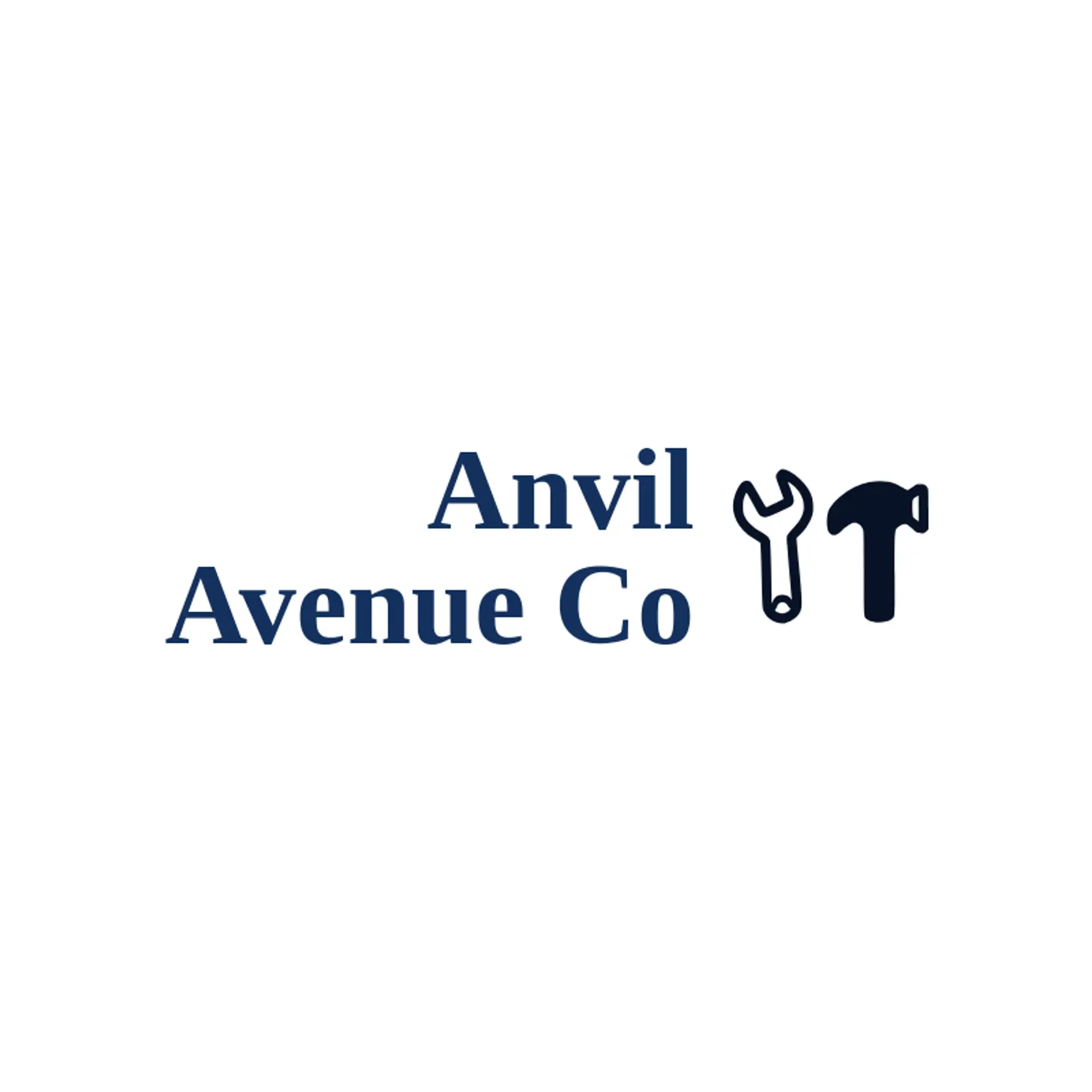 Anvil Avenue Co logo for hammer