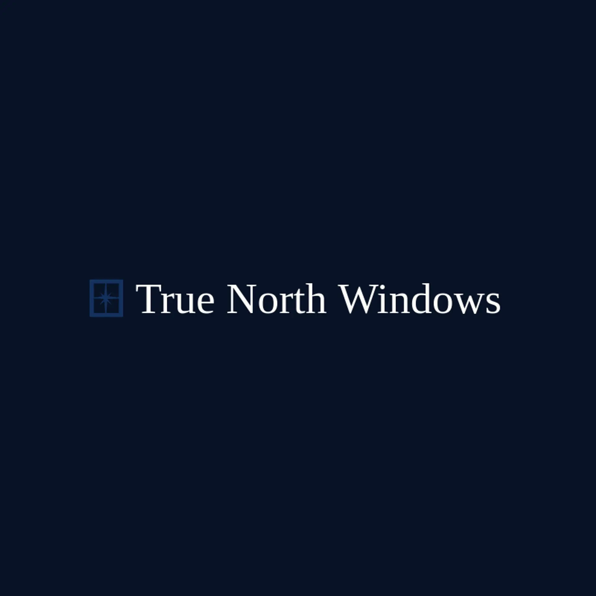 True North Windows logo for glass
