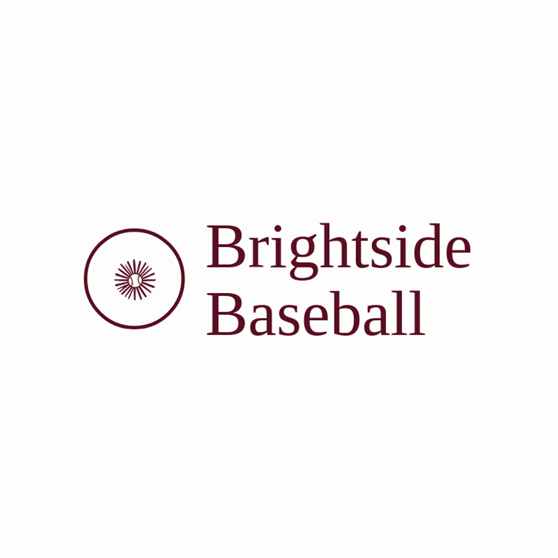 Brightside Baseball logo for sports card