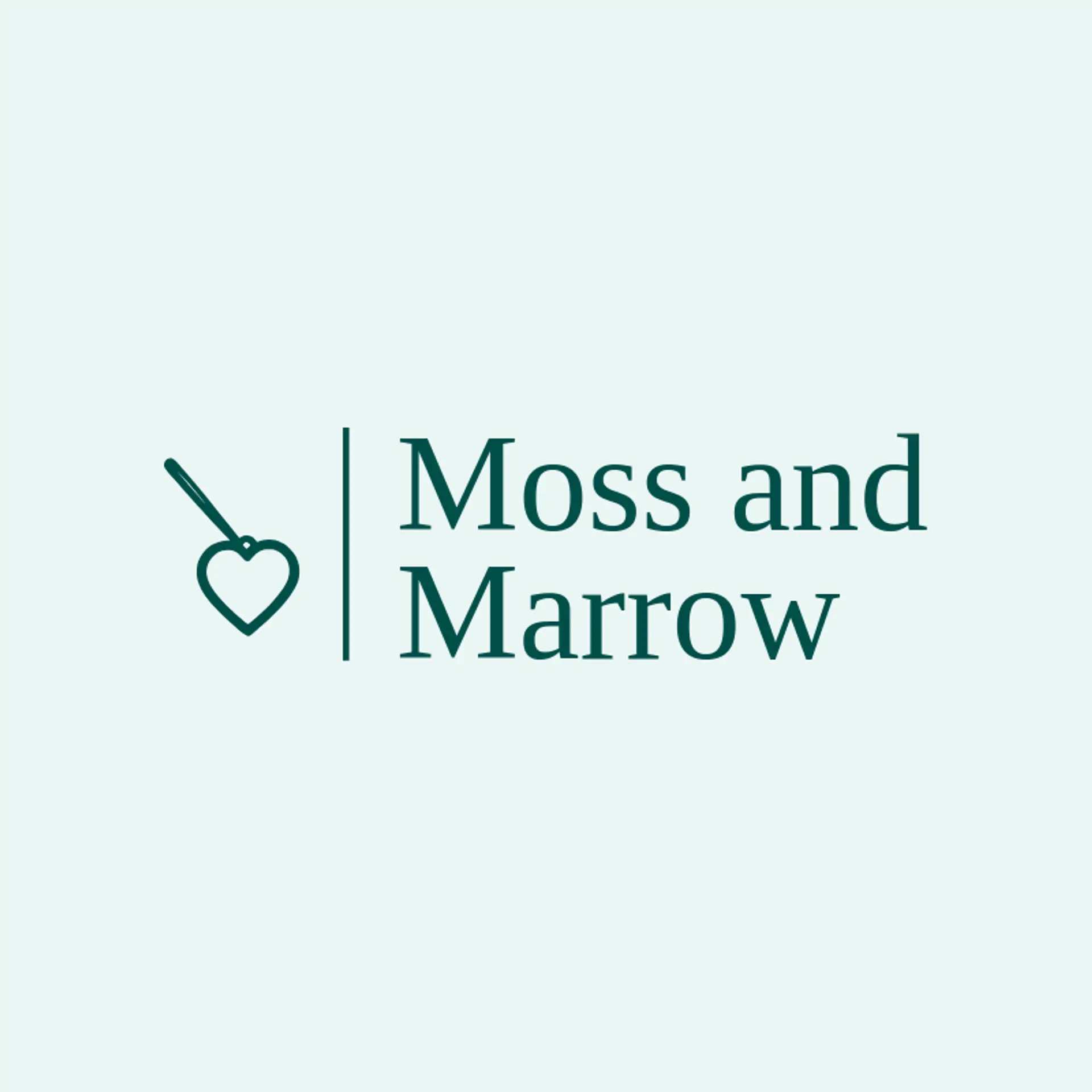 Moss and Marrow logo for necklace