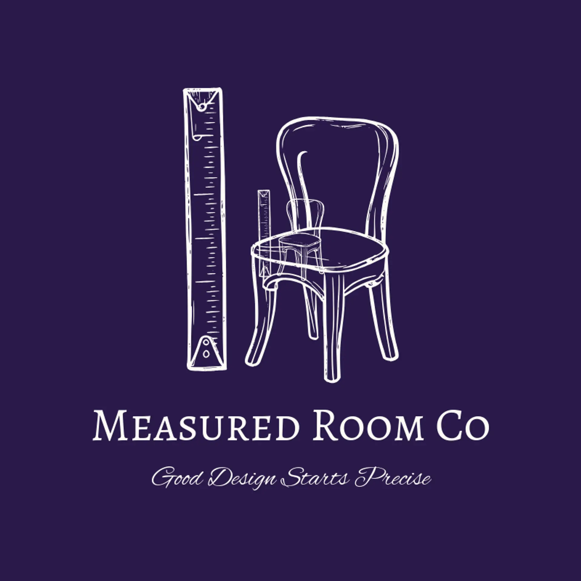 Measured Room Co logo for interior