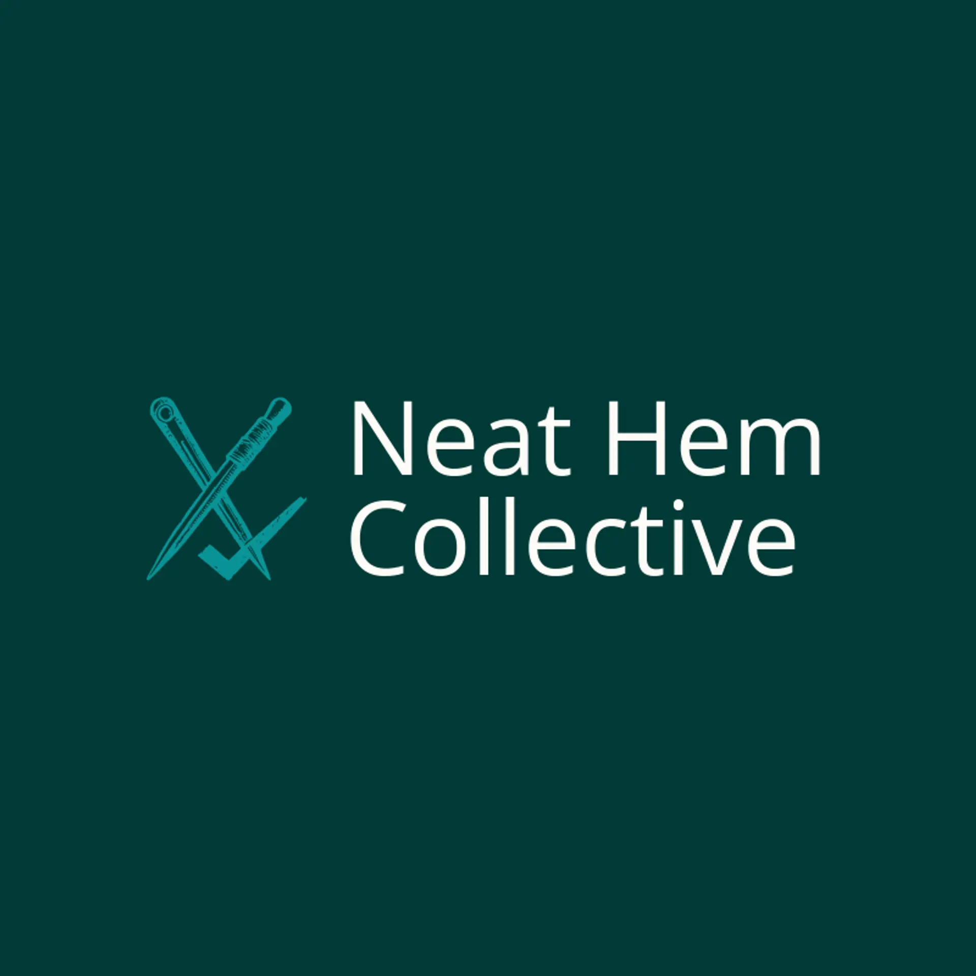 Neat Hem Collective logo for sewing